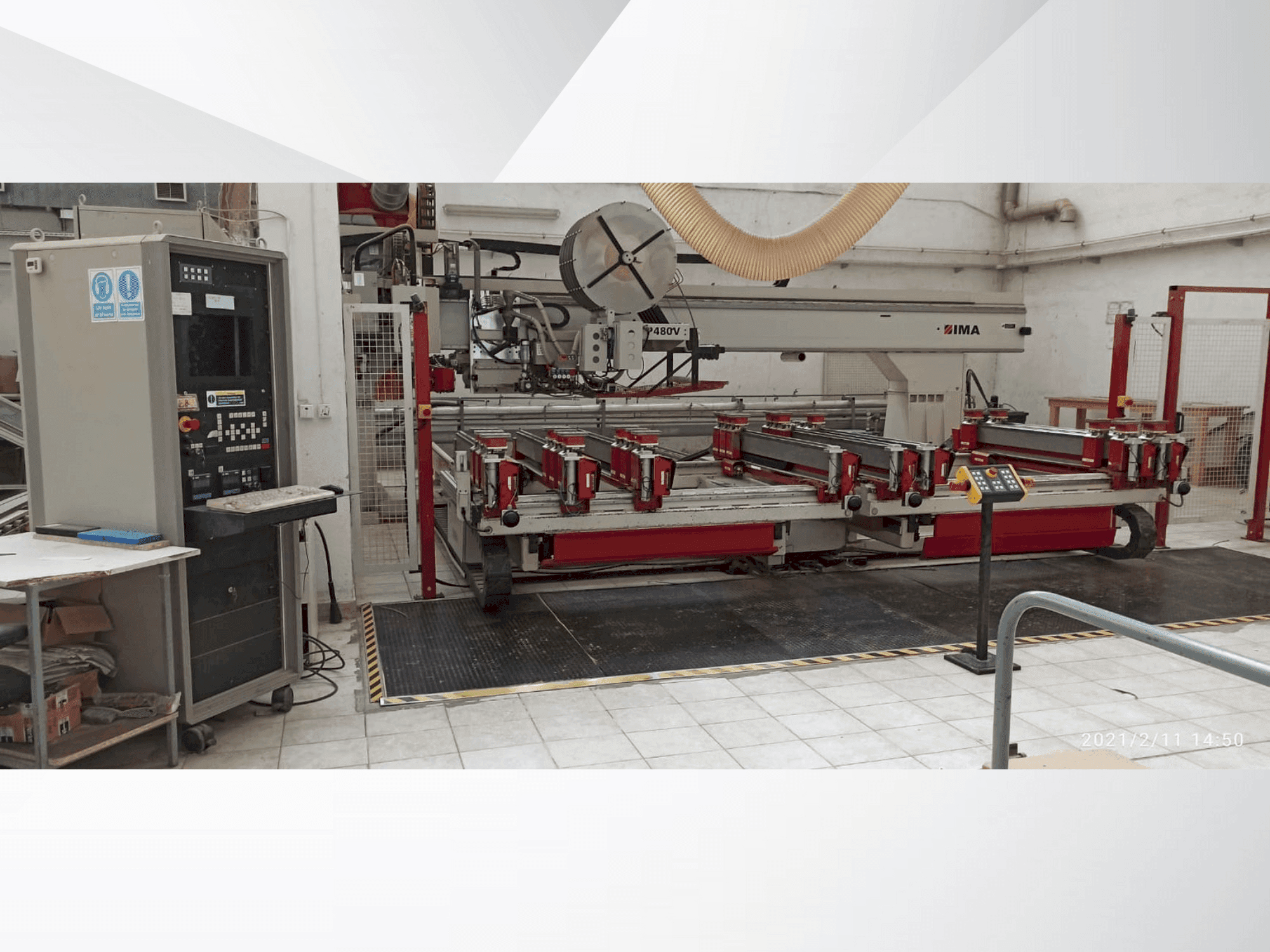 Vooraanzicht van IMA BIMA P480V 180/480 machine