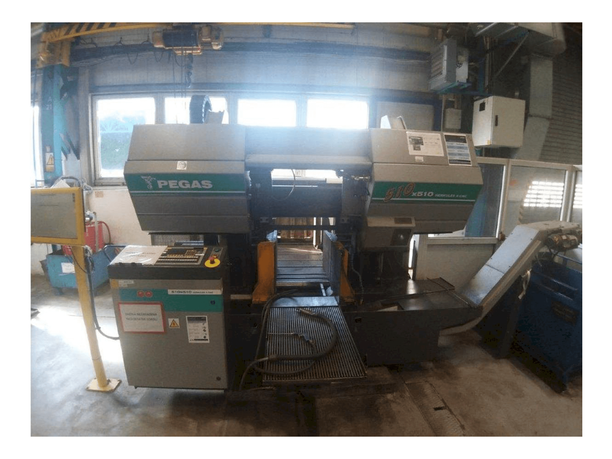 Vooraanzicht van Pegas 510x510 Herkules X-CNC machine