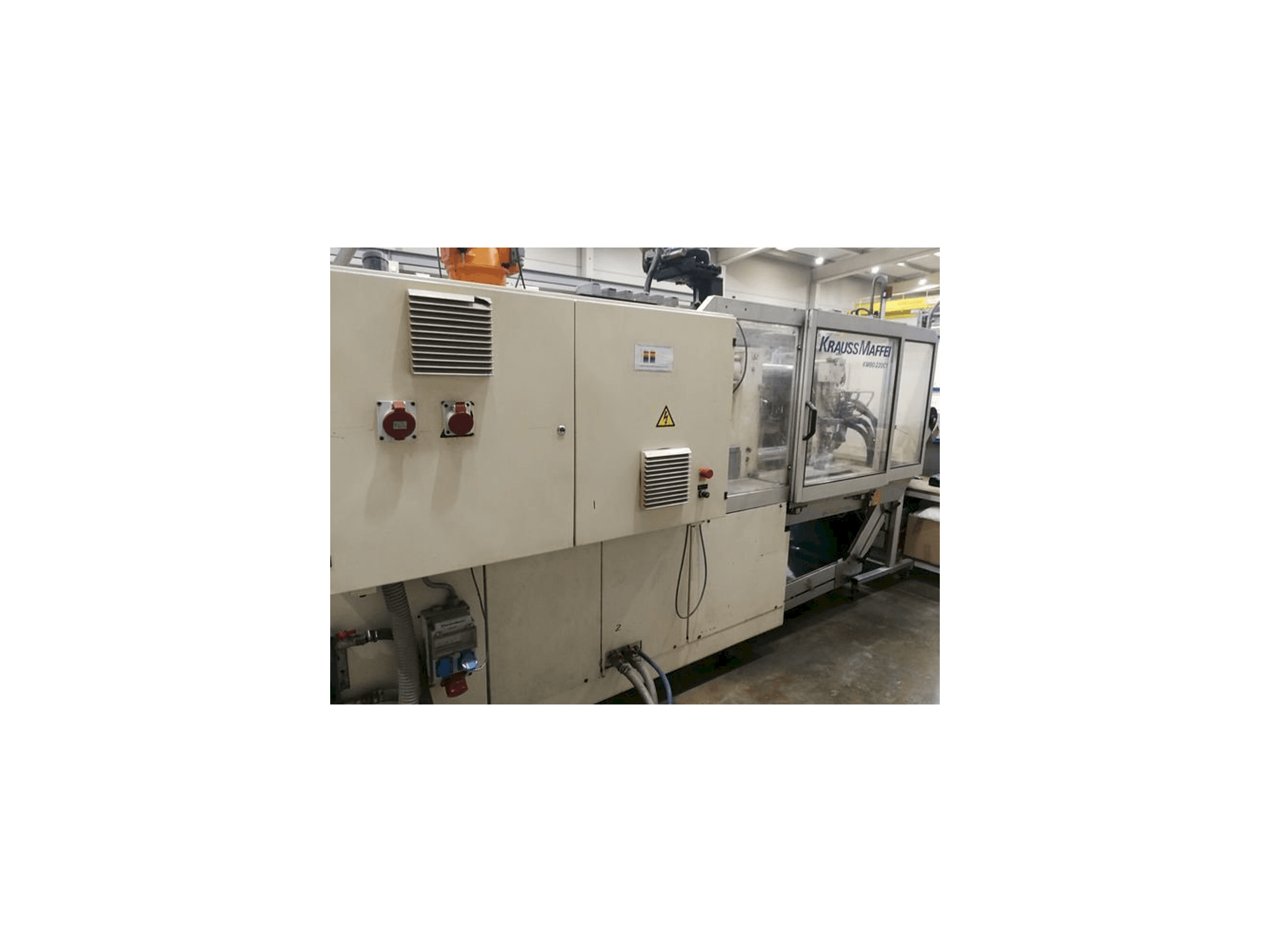 Vooraanzicht van Krauss Maffei 80/220 C1 machine