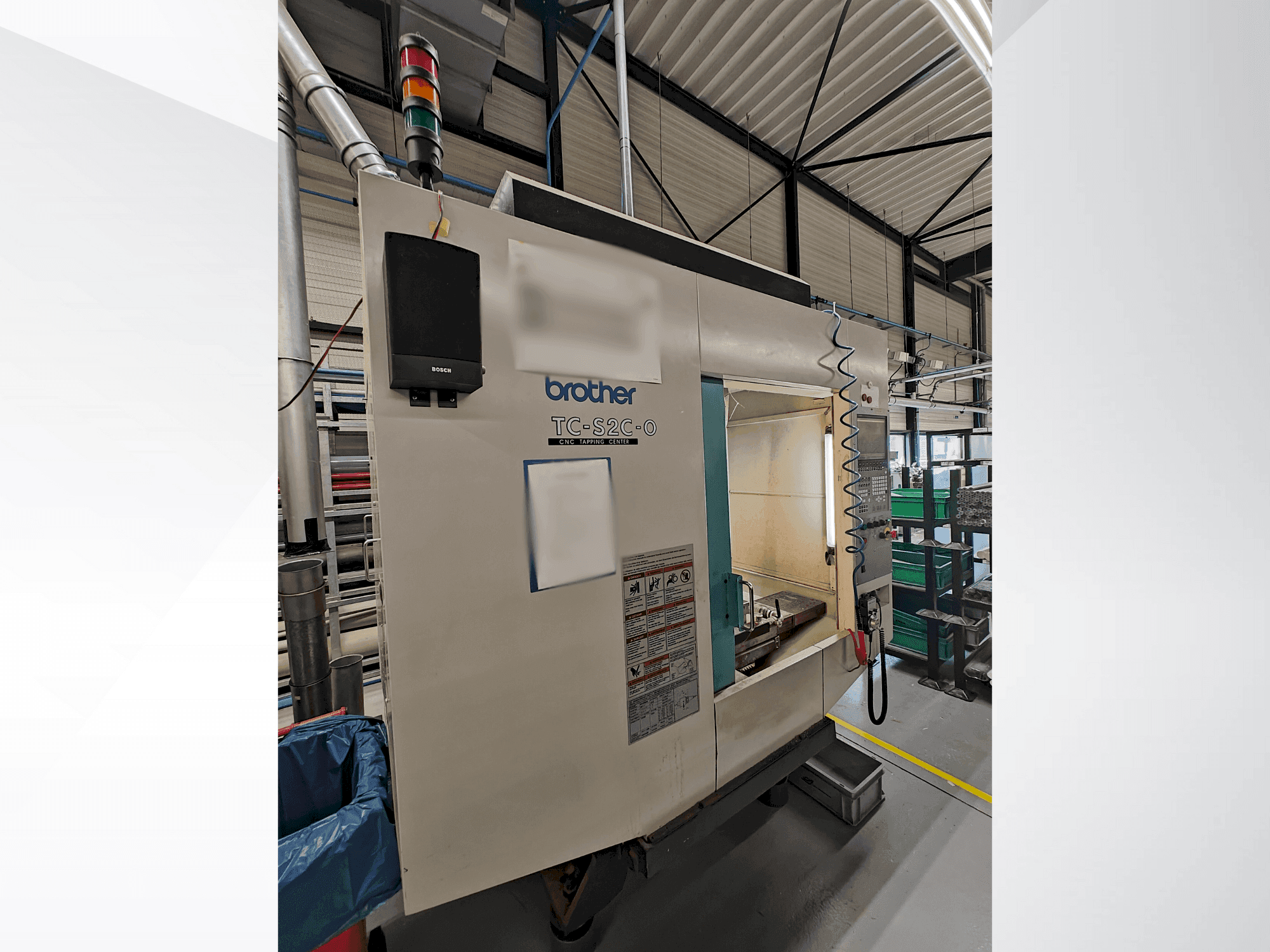 Vooraanzicht van Brother TC-S2C-O machine