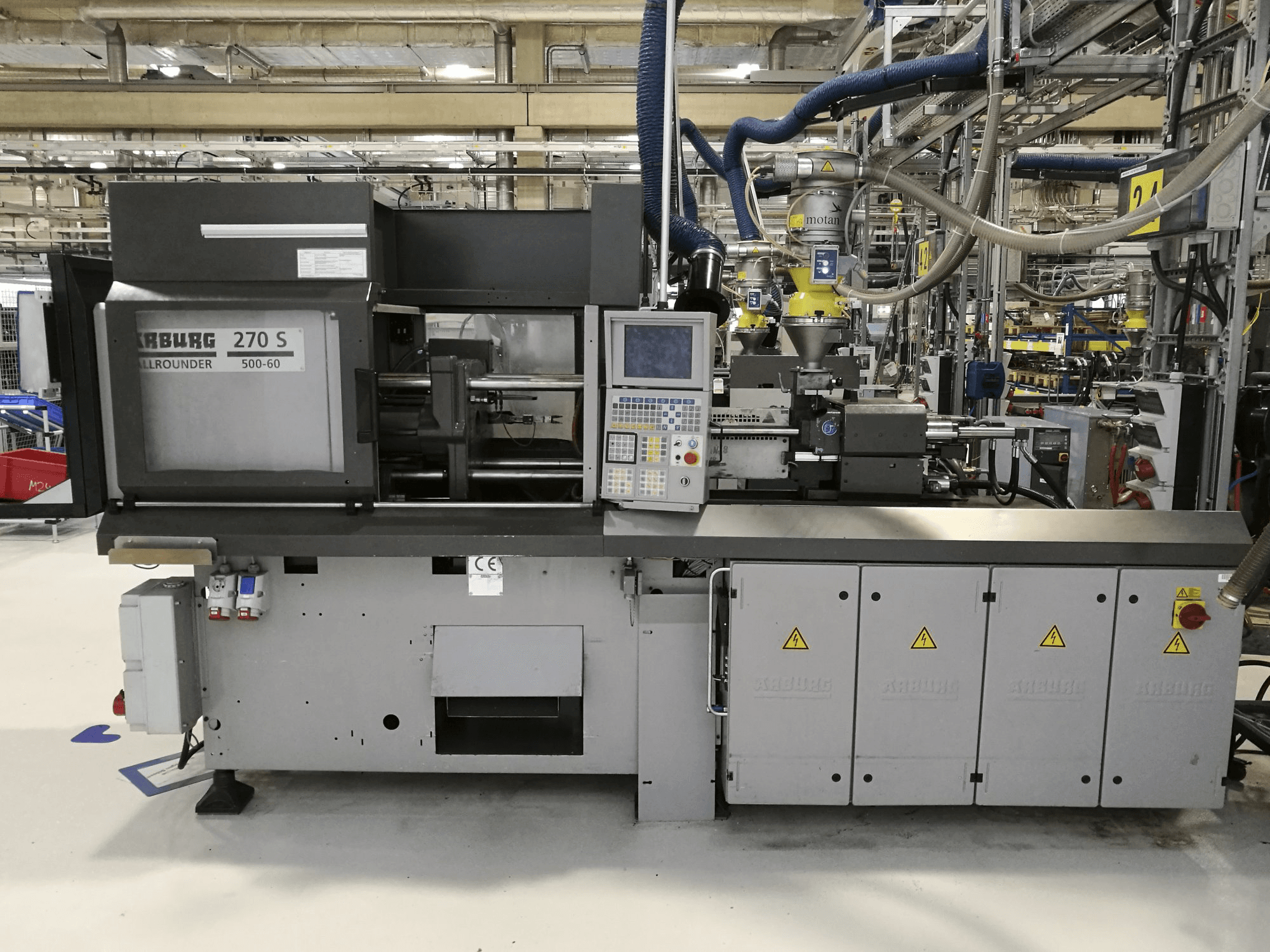 Vooraanzicht van Arburg 270S 500-60 machine