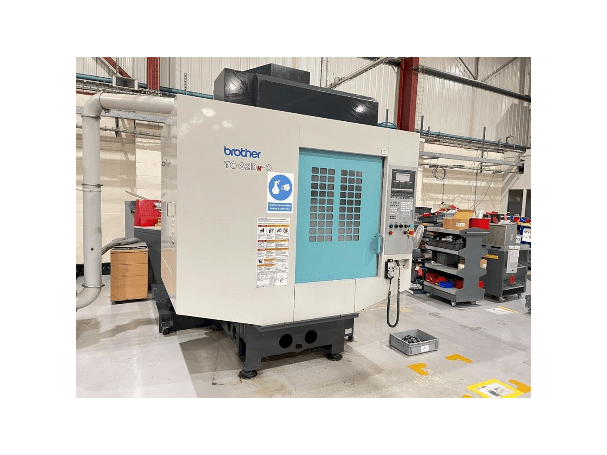 Vooraanzicht van Brother TC-S2DN-0 machine