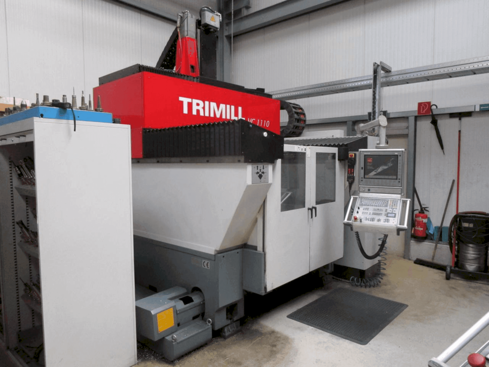 Vooraanzicht van TRIMILL VC1110 machine