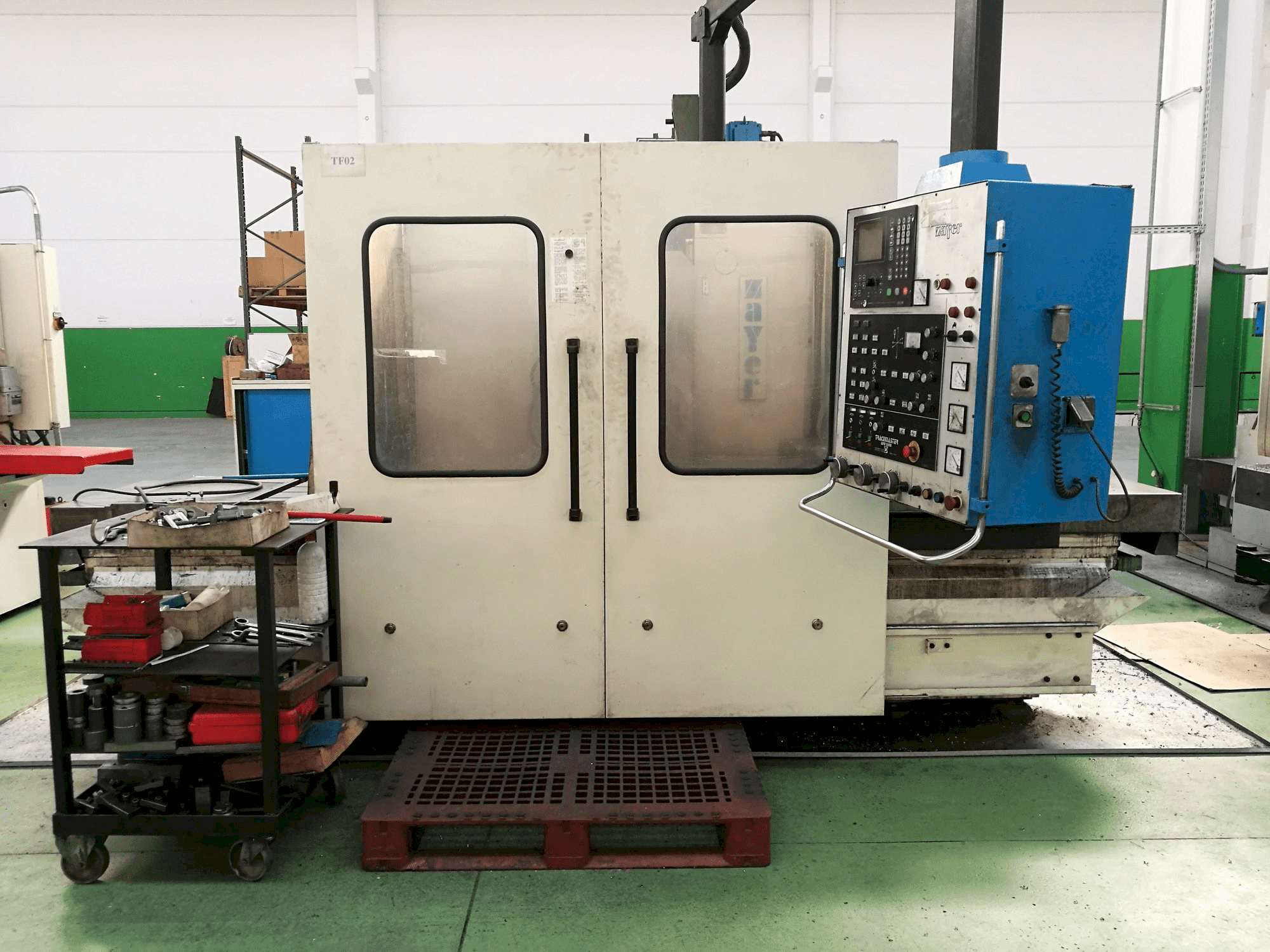 Vooraanzicht van Zayer 3000 AF3 machine
