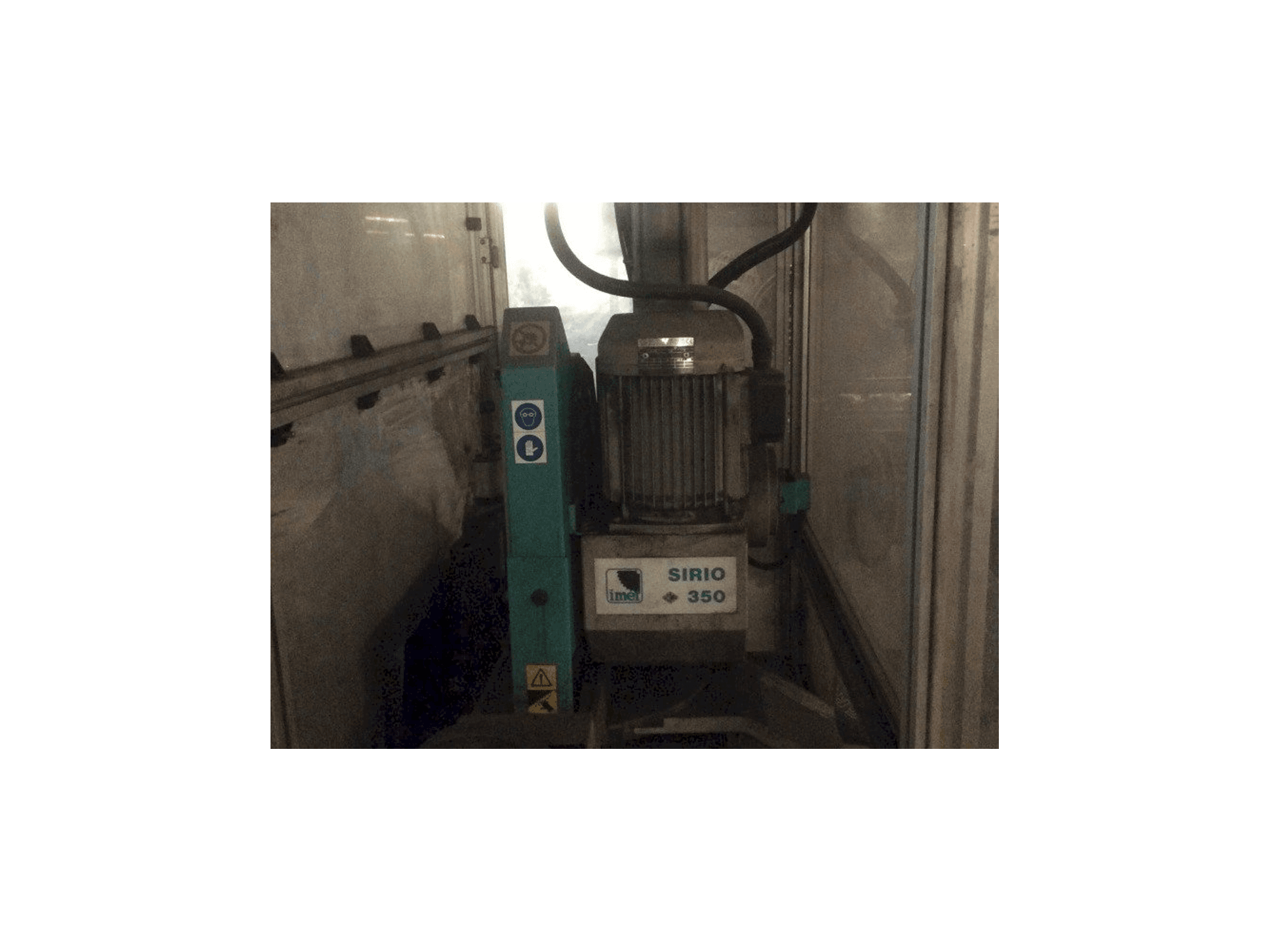 Linkerzijdeaanzicht van Imet Sirio 350 AF-E machine