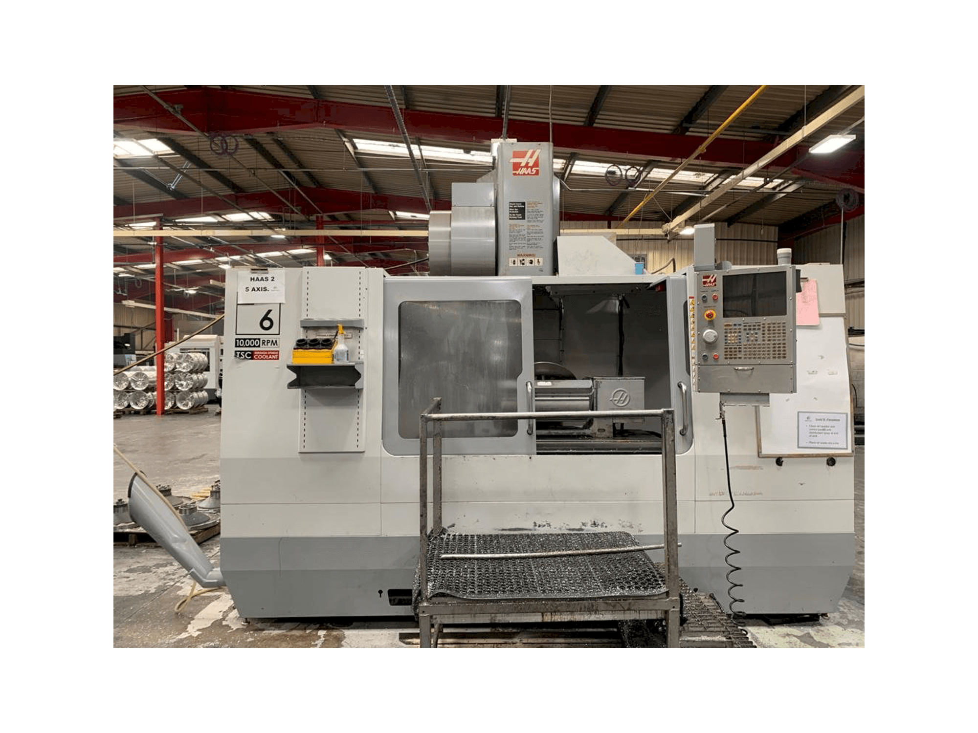 Vooraanzicht van HAAS VF-6/40 machine