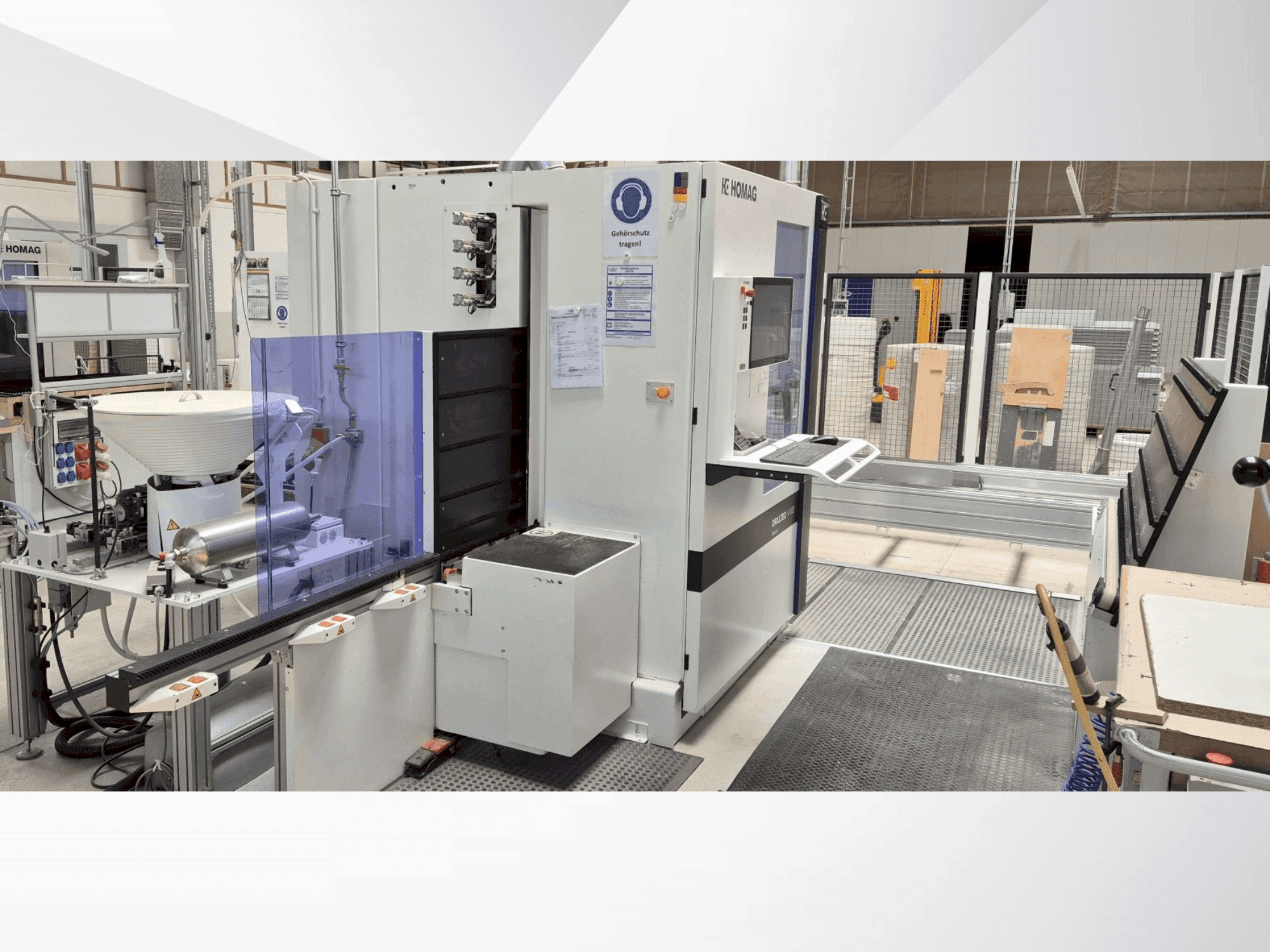 Vooraanzicht van HOMAG DRILLTEQ V-500 machine