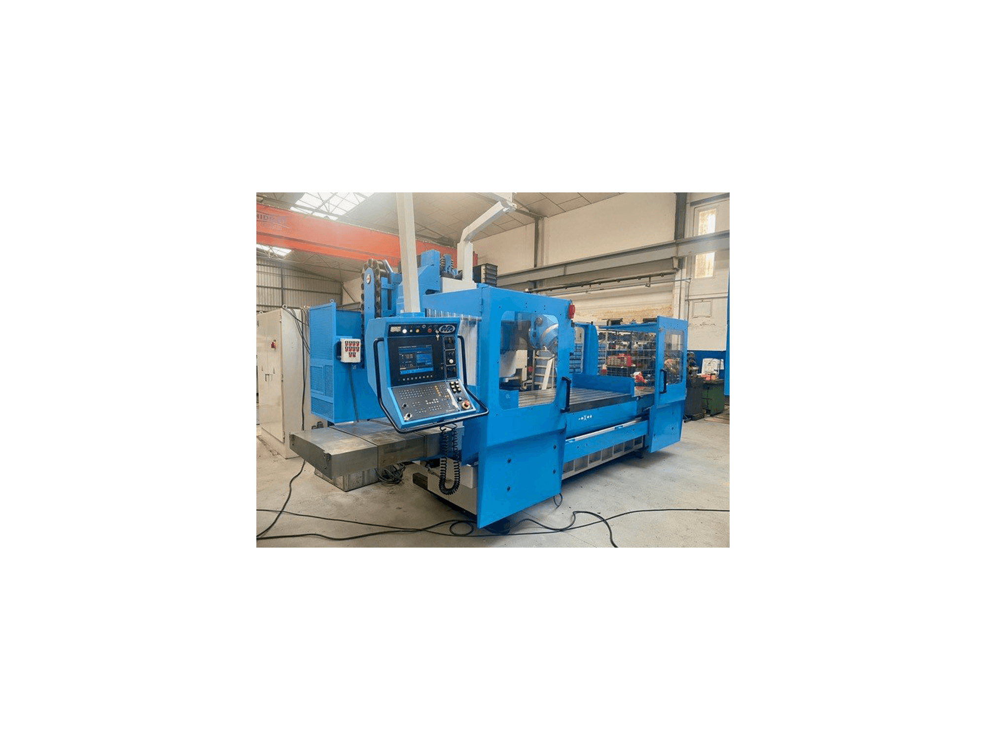 Vooraanzicht van MTE BF 2200 machine