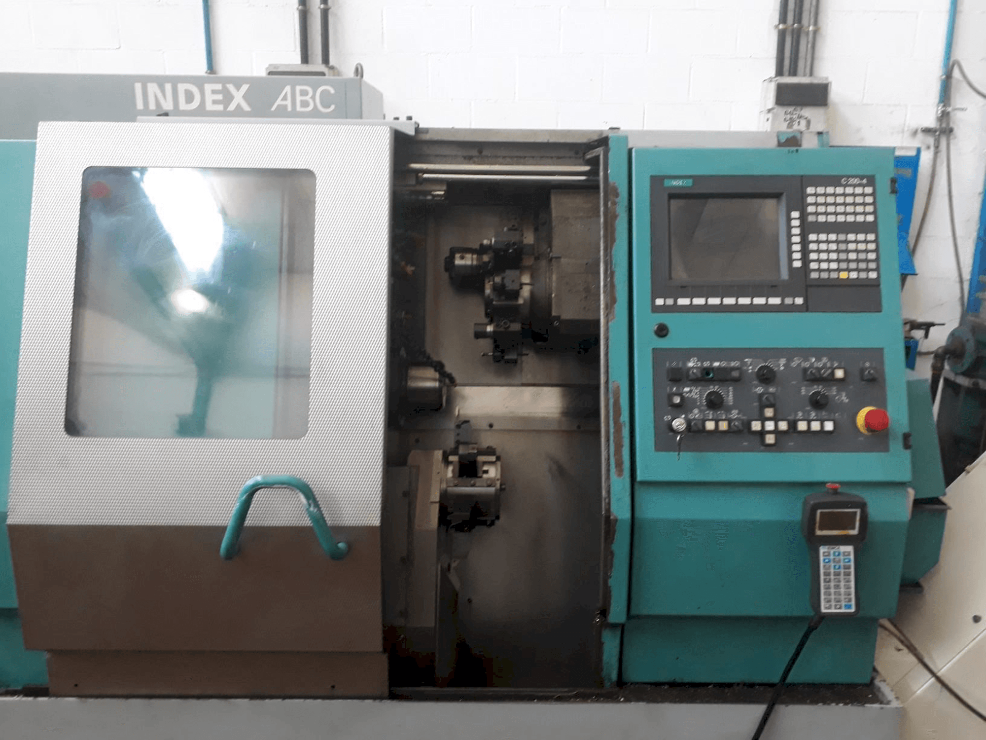 Vooraanzicht van Index ABC machine