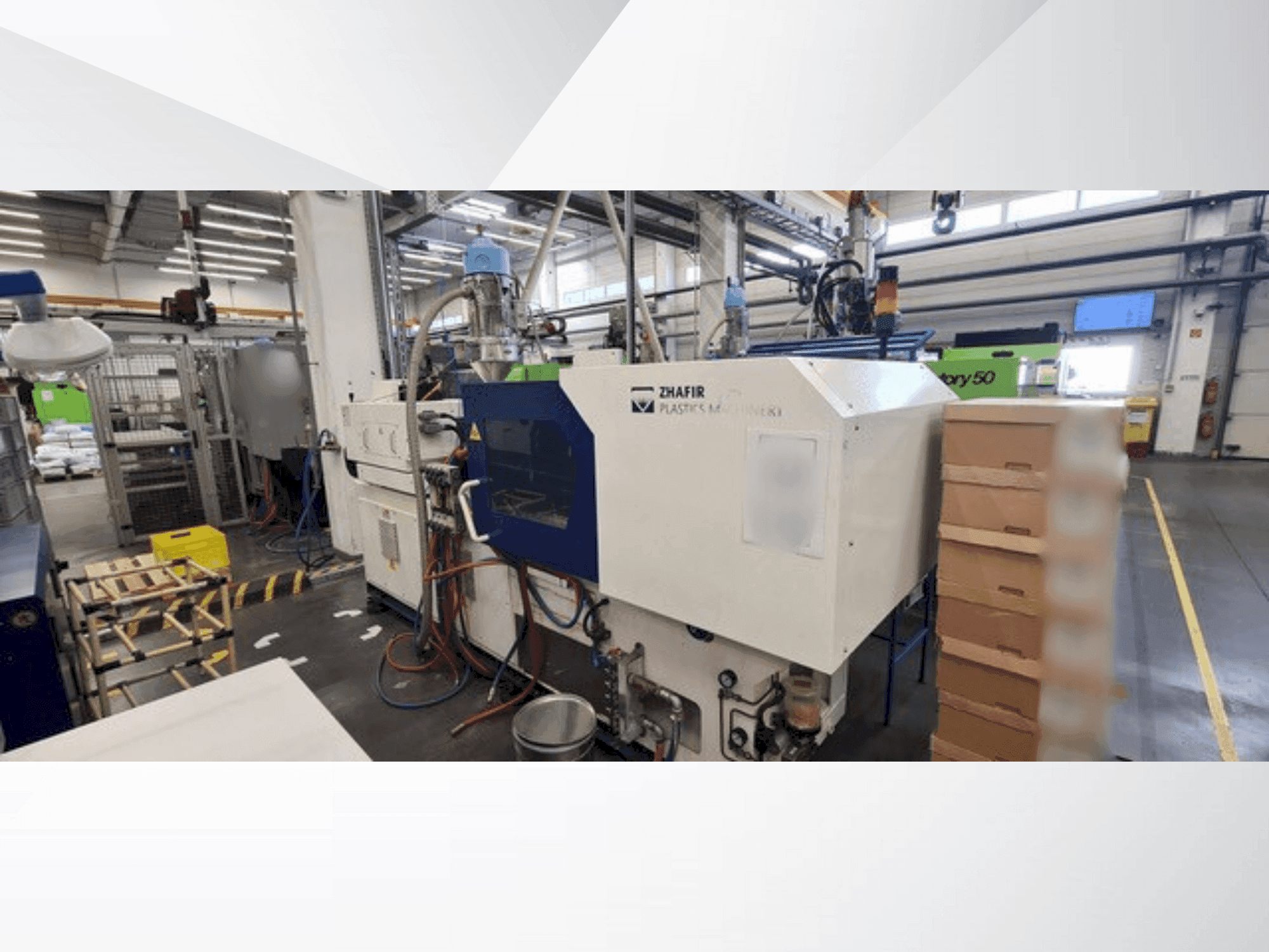 Vooraanzicht van Zhafir VE 400/80 machine