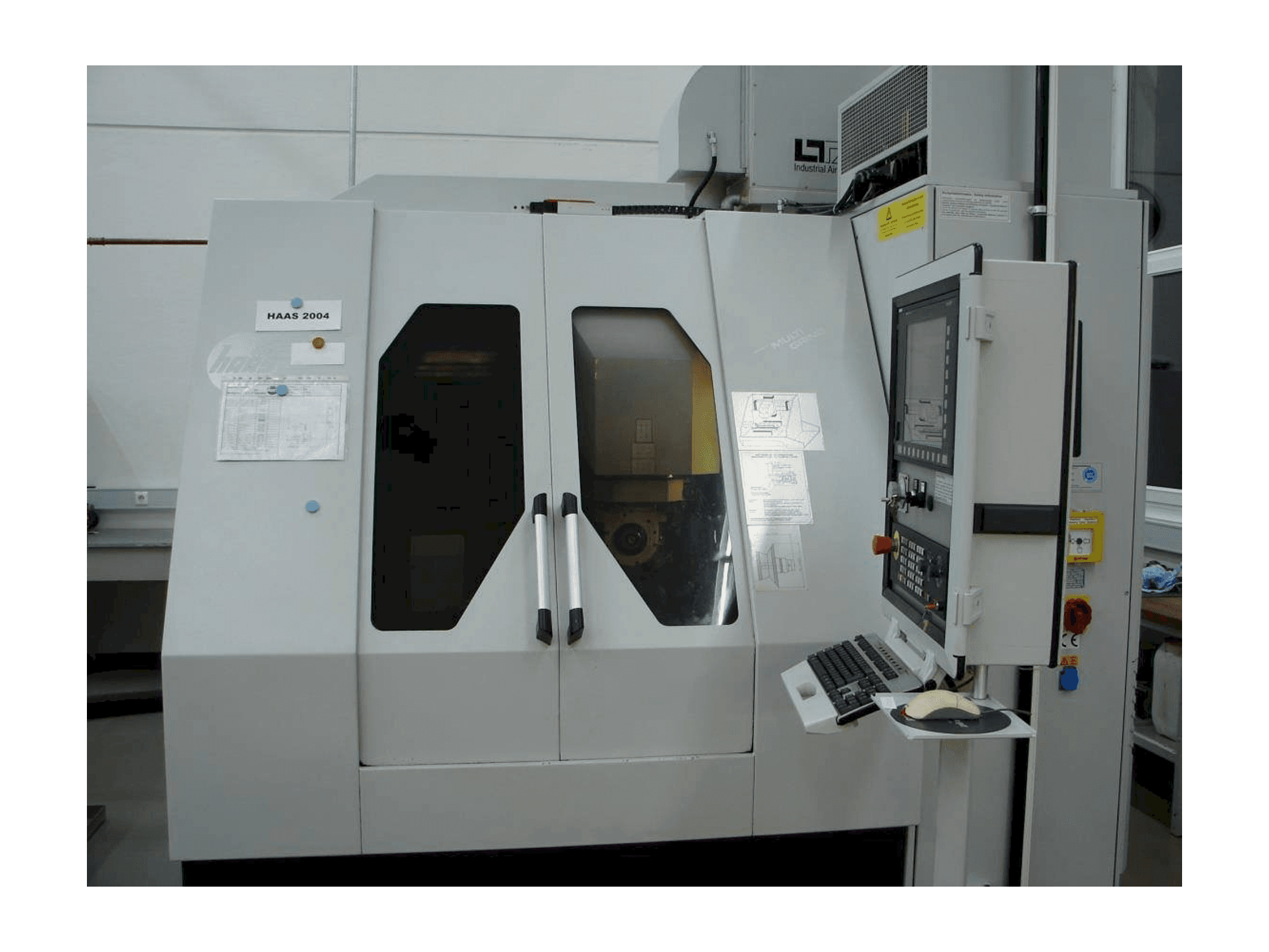 Vooraanzicht van HAAS Multigrind AF machine
