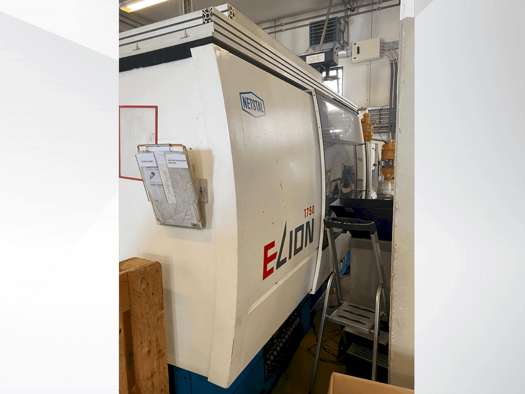 Vooraanzicht van Netstal ELION 1750-840PS machine