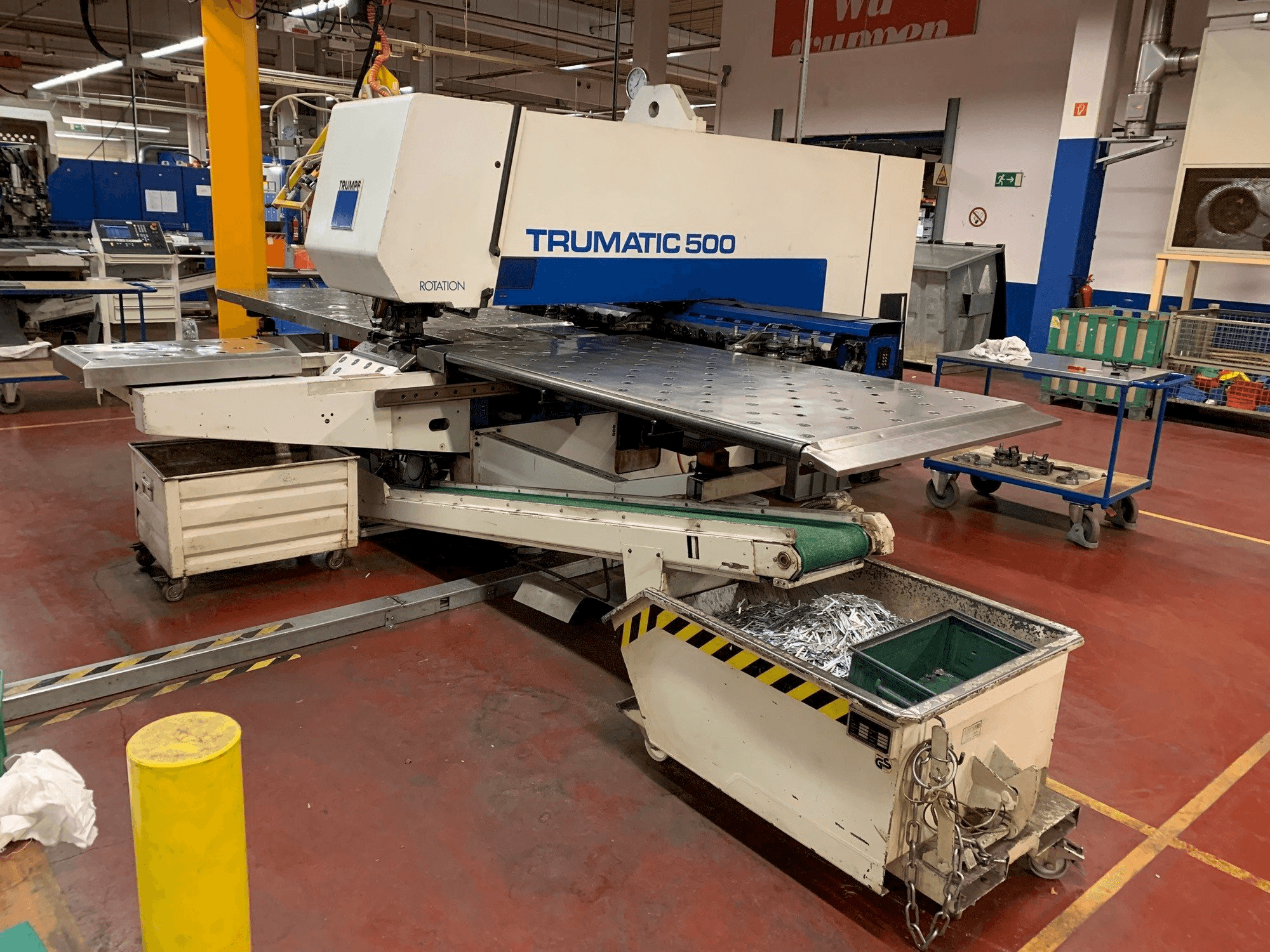 Vooraanzicht van Trumpf TC 500 R machine