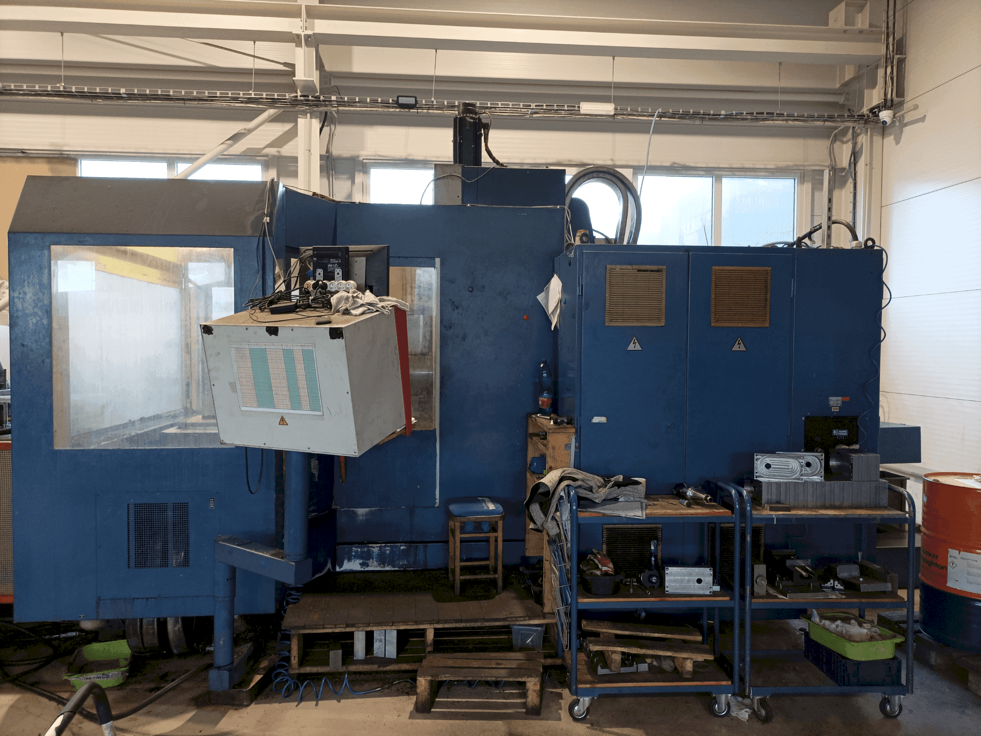 Vooraanzicht van ZPS MCFH 63 machine