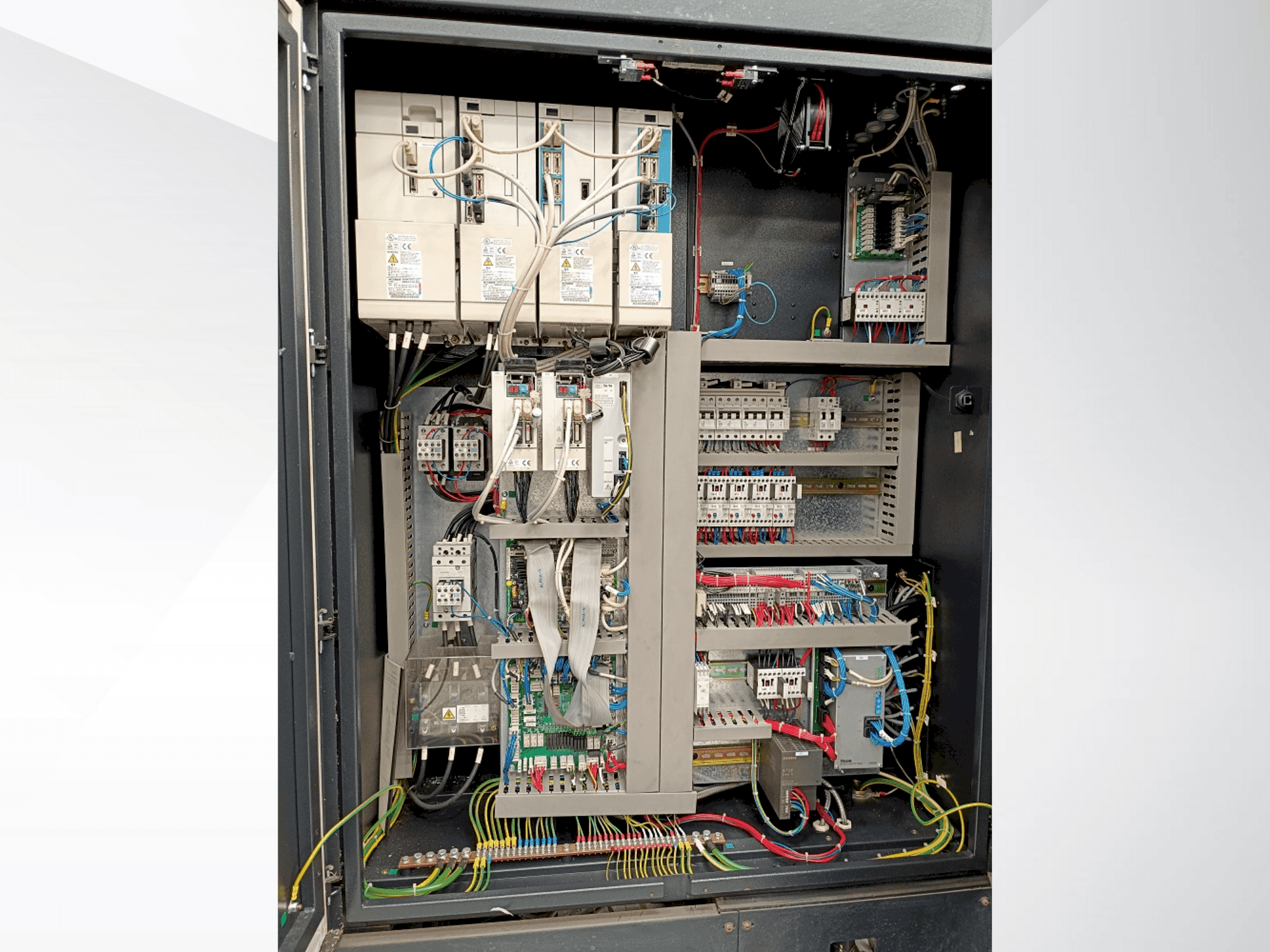 Detail van Mazak VTC-200C machine