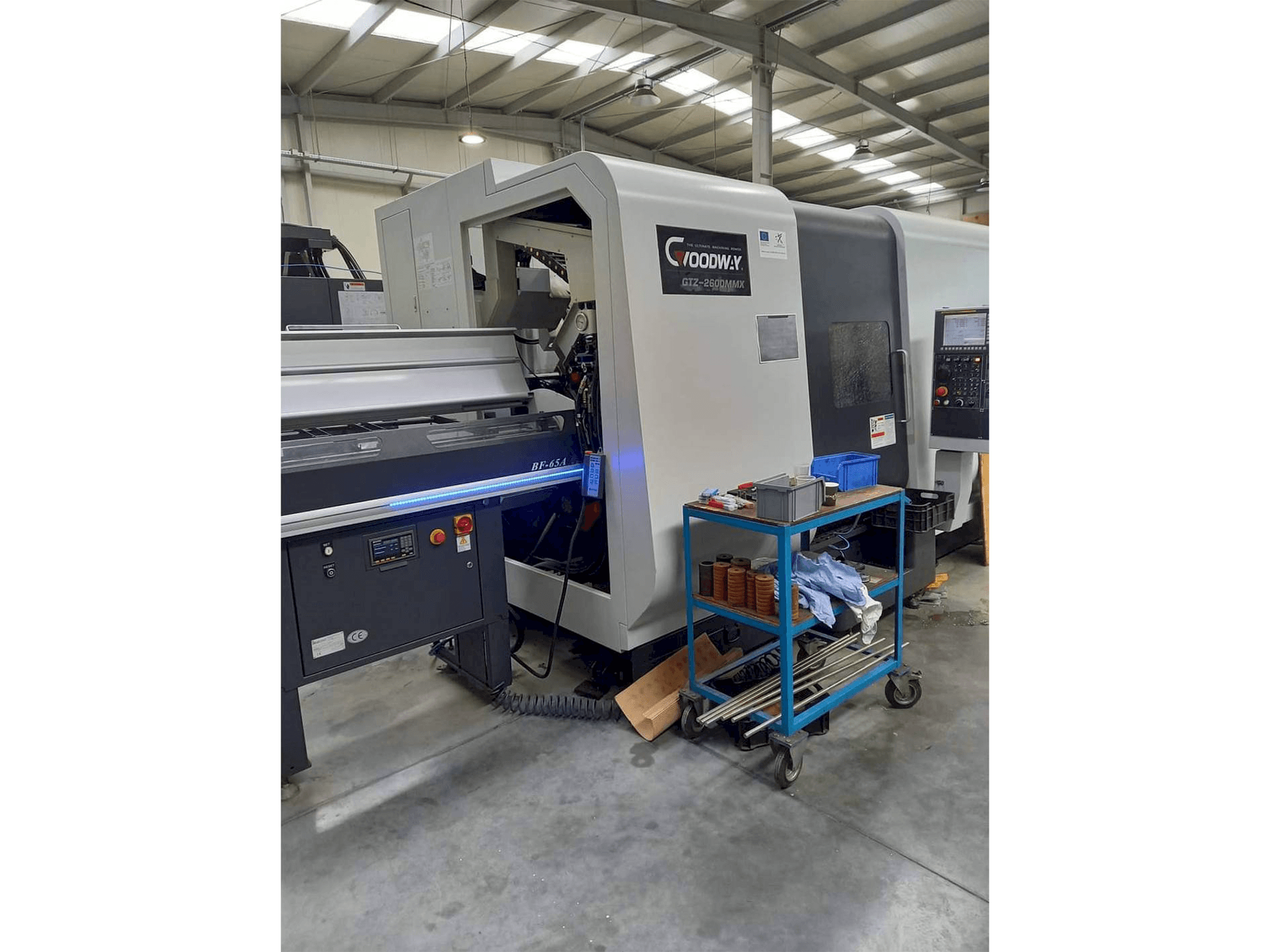 Vooraanzicht van Goodway GTZ-2600 MMX machine