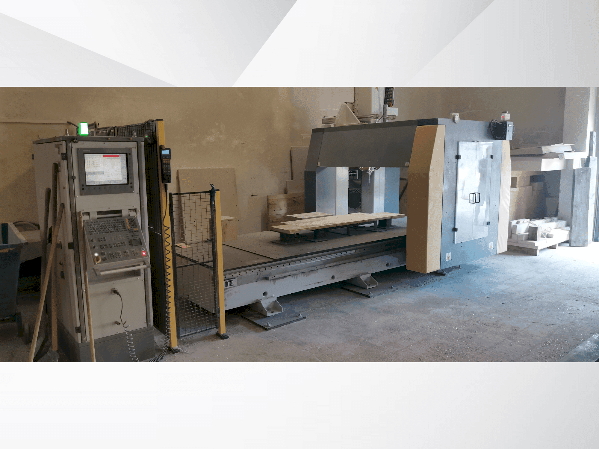 Vooraanzicht van Sahos Dynamic FC 3000 machine