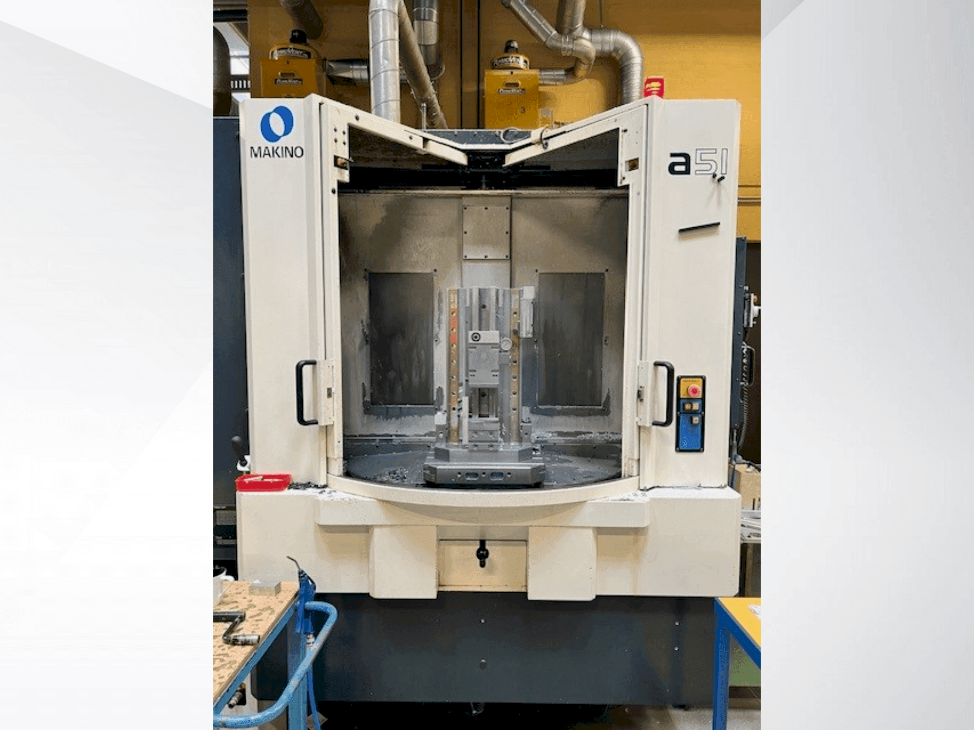 Vooraanzicht van Makino a51-A 60 machine