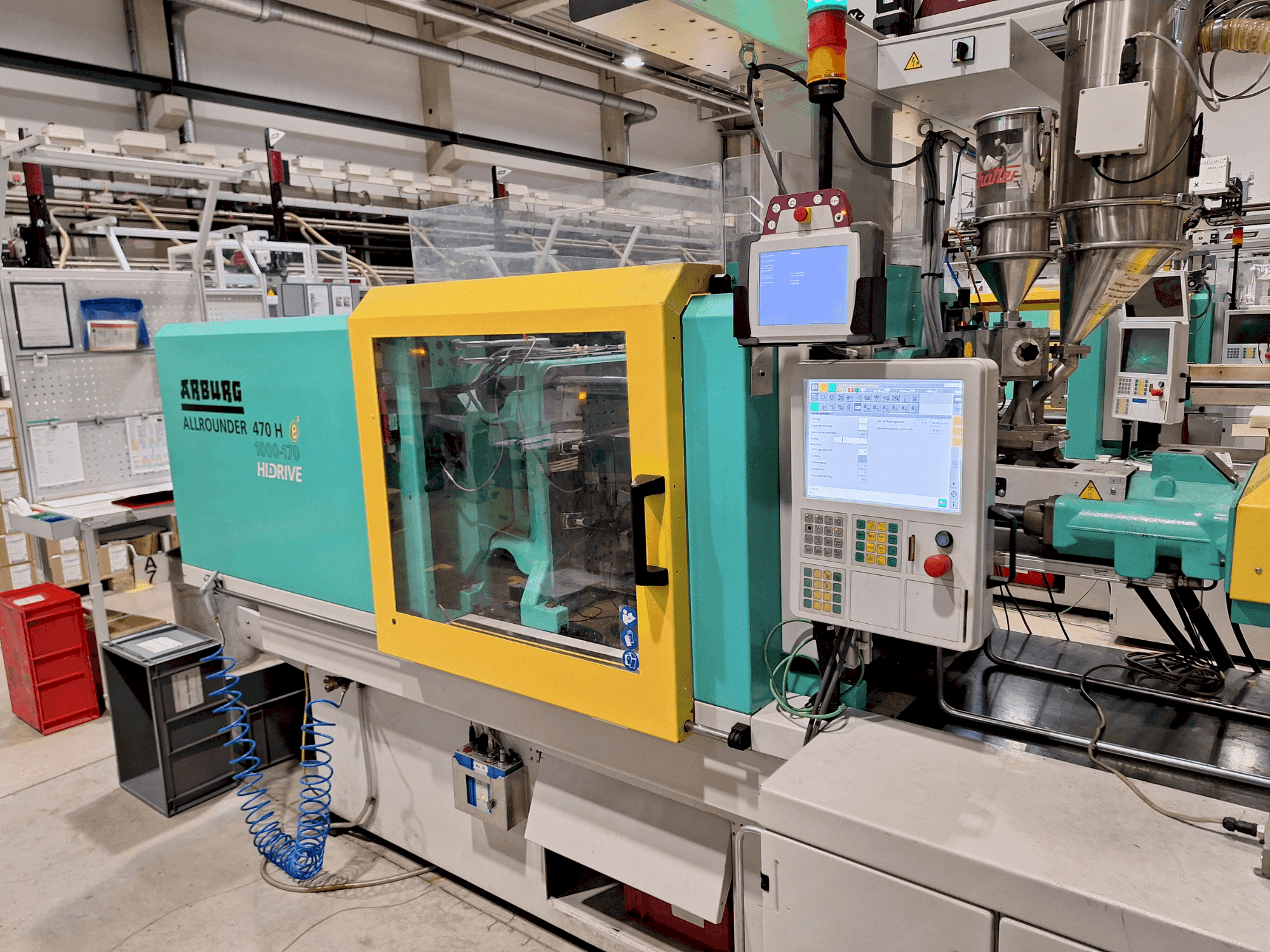 Vooraanzicht van Arburg 470 H 1000-170 machine