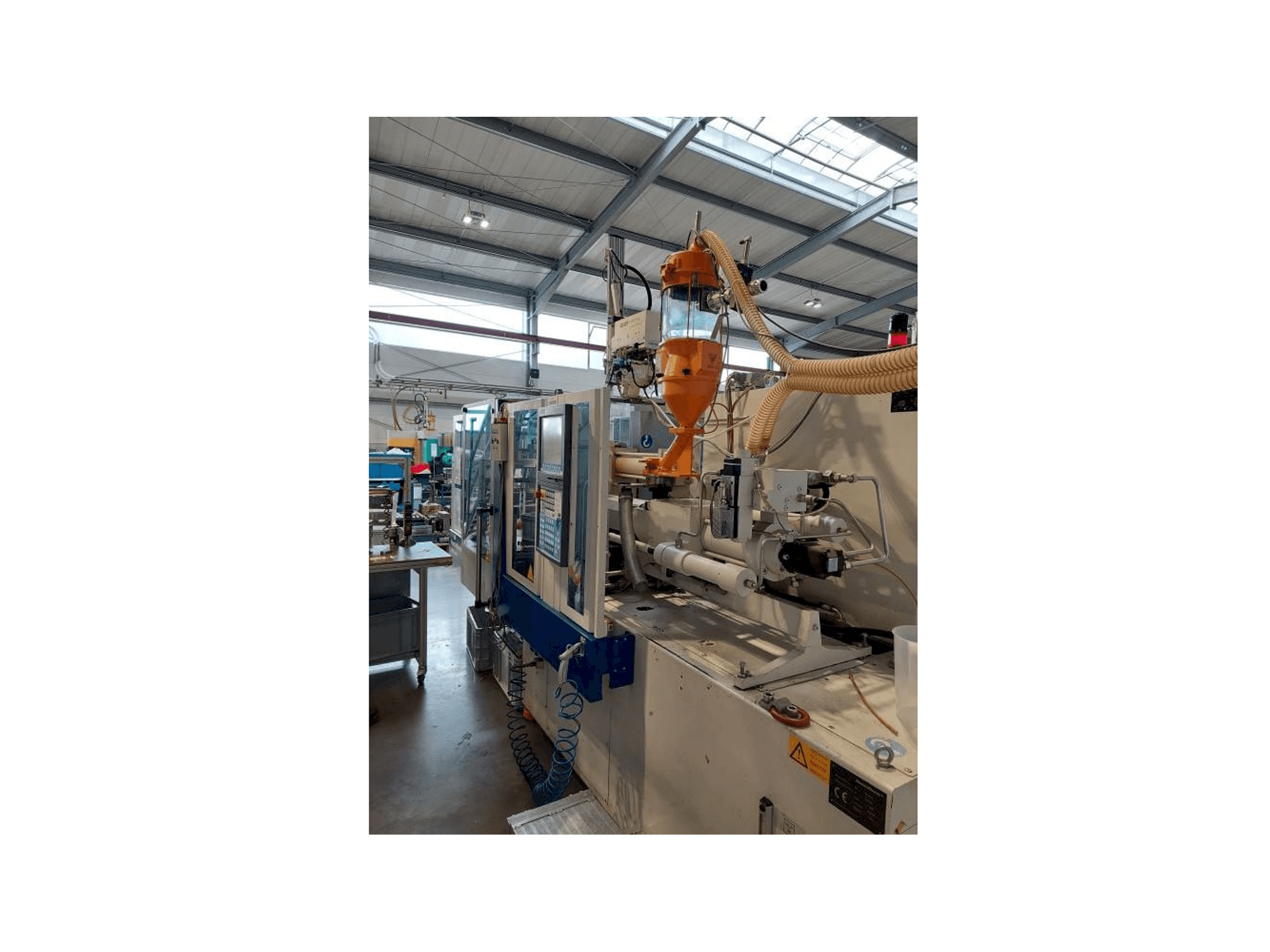 Vooraanzicht van Krauss Maffei 80-180 CX machine