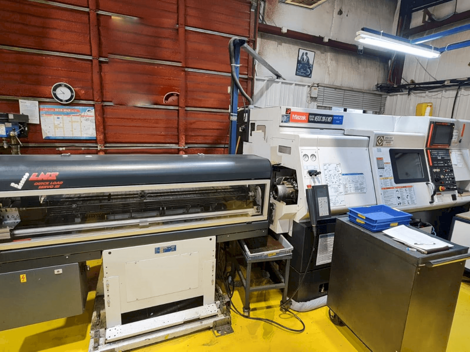 Vooraanzicht van Mazak Quick Turn Nexus 200-II MSY machine