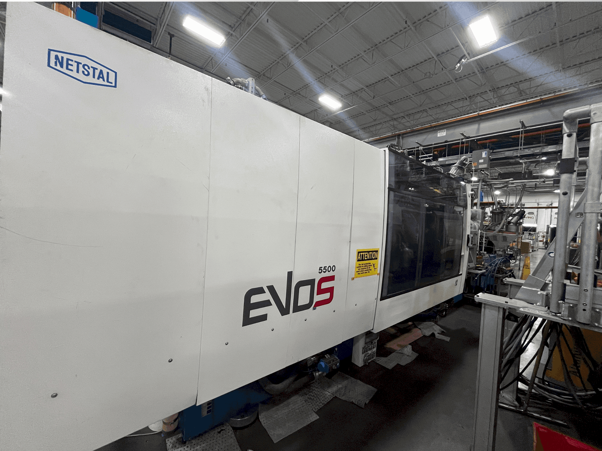 Vooraanzicht van Netstal EVOS 5500-2900 Speed machine