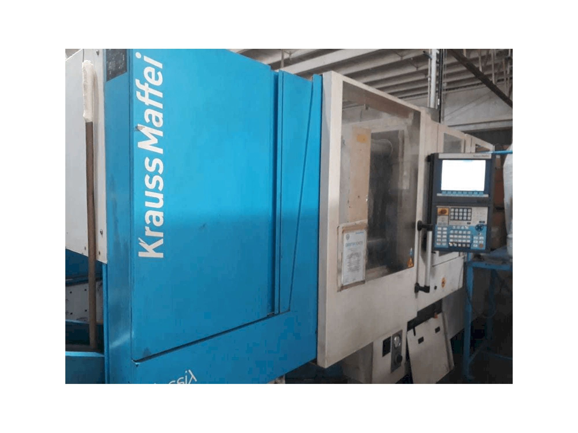 Vooraanzicht van Krauss Maffei 160/750 CX machine