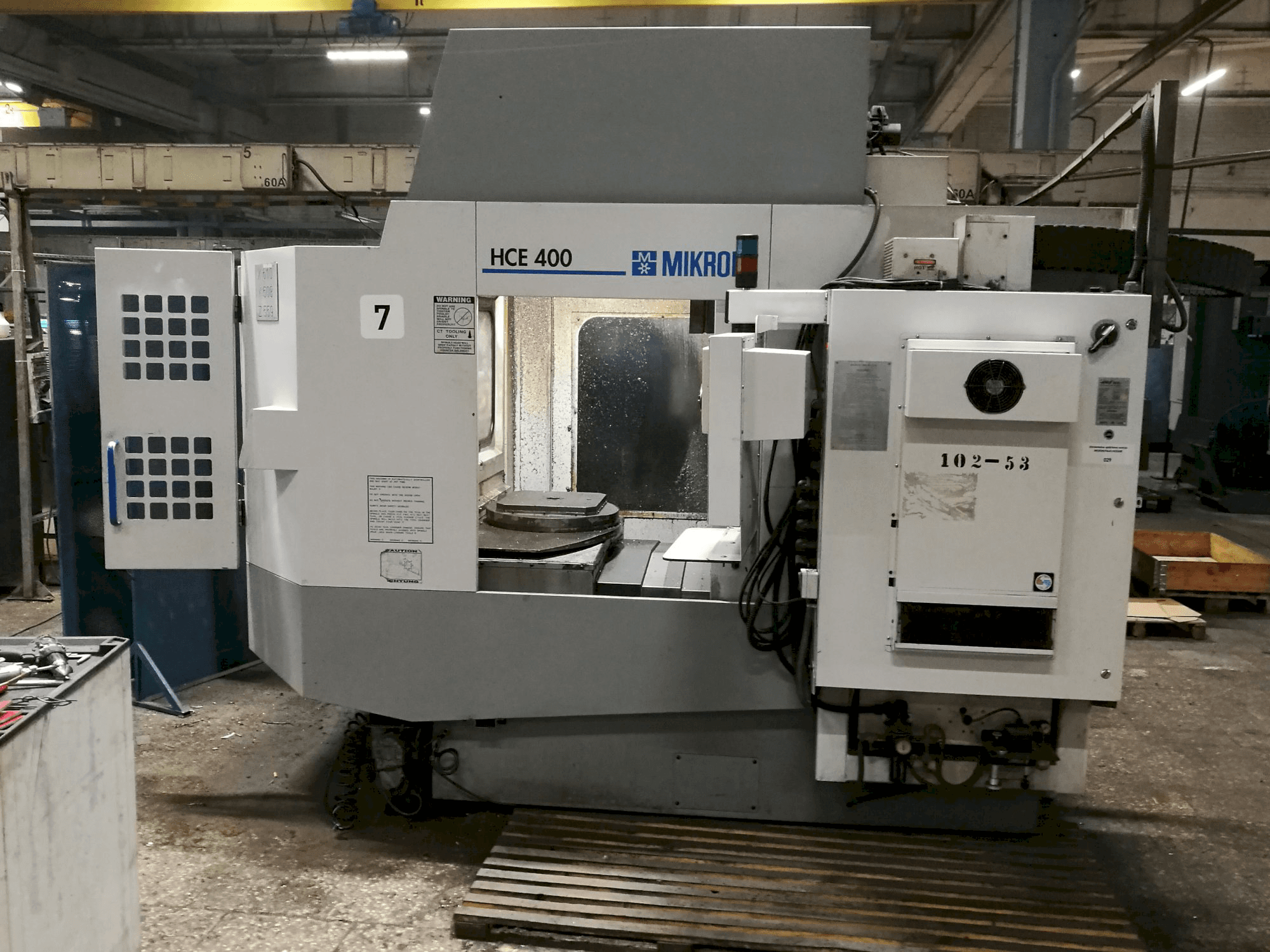 Vooraanzicht van HAAS HS-1 machine