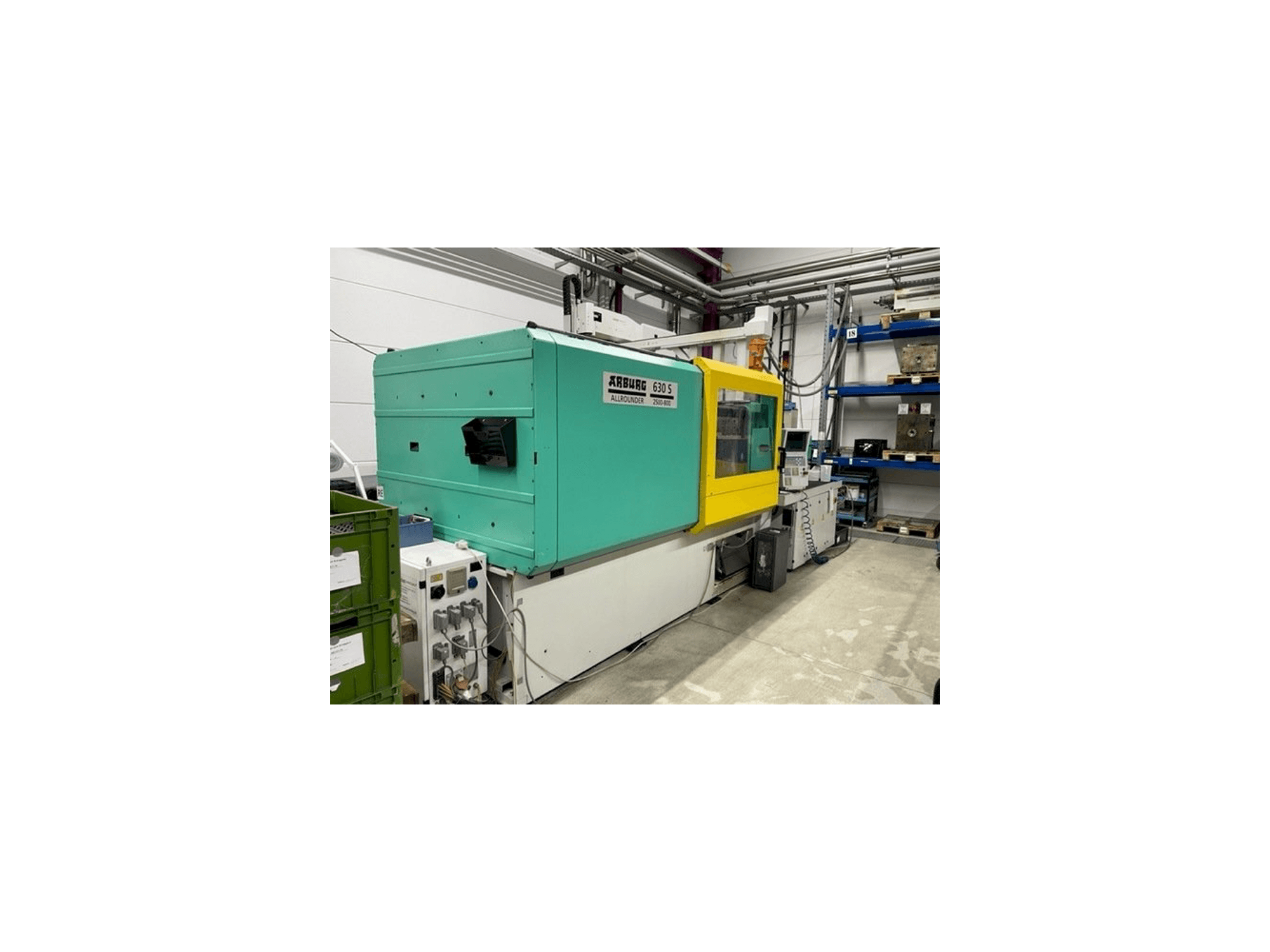 Vooraanzicht van Arburg 420C 1000-250 machine