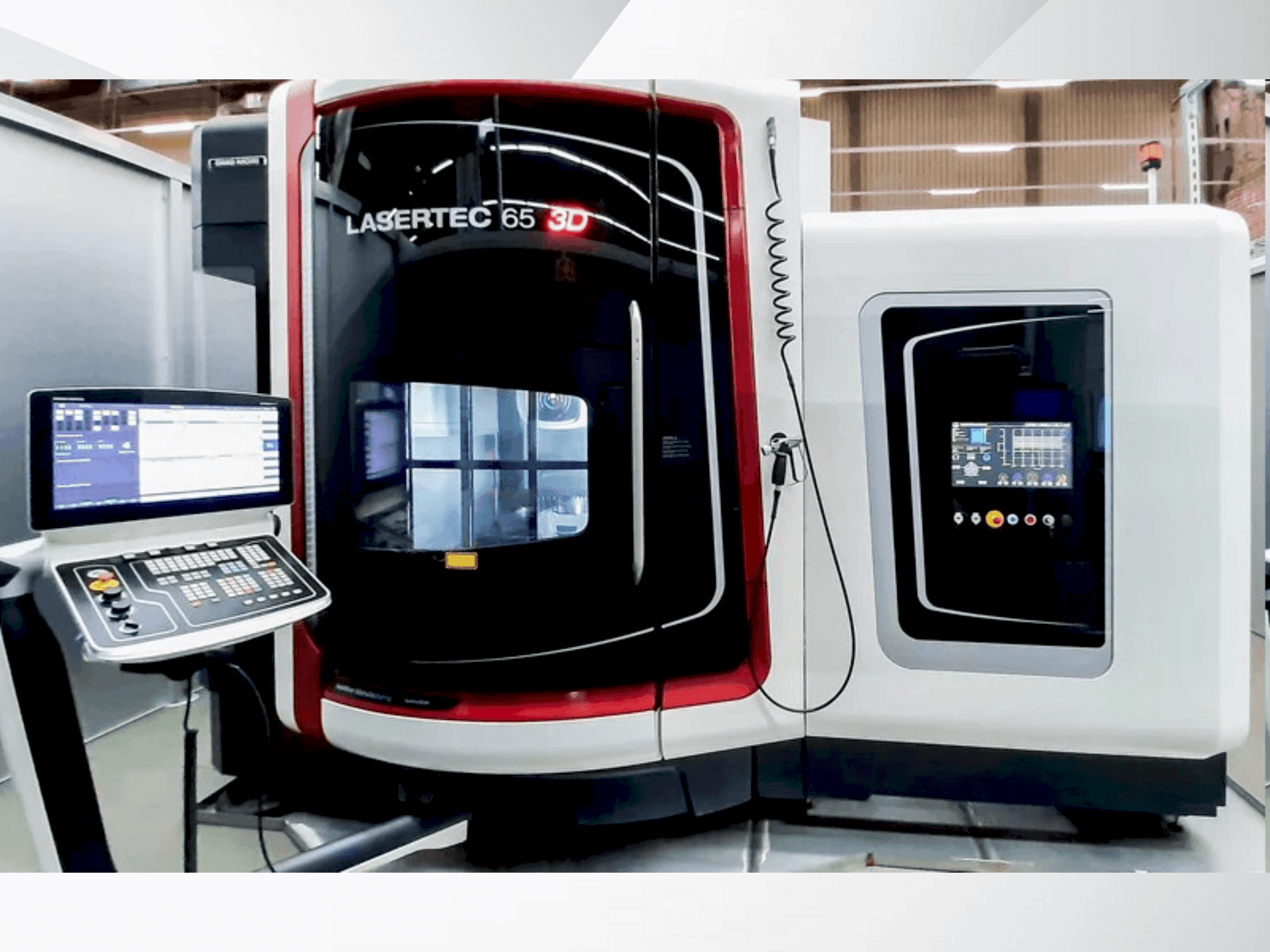 Vooraanzicht van DMG MORI Lasertec 65 machine