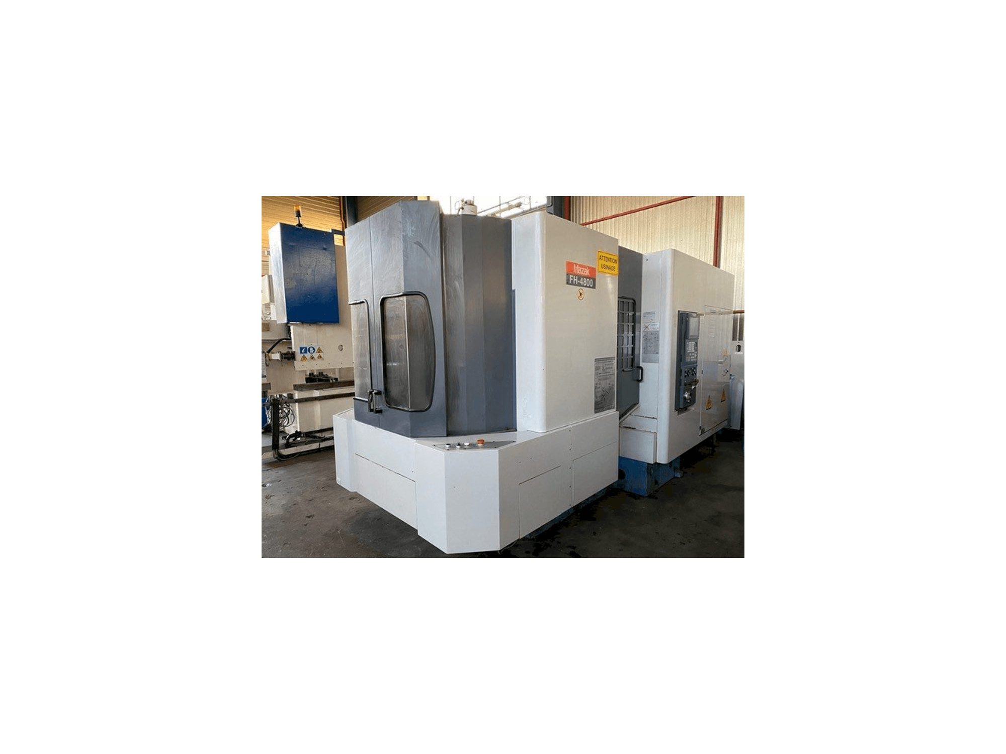 Vooraanzicht van Mazak FH4800 machine