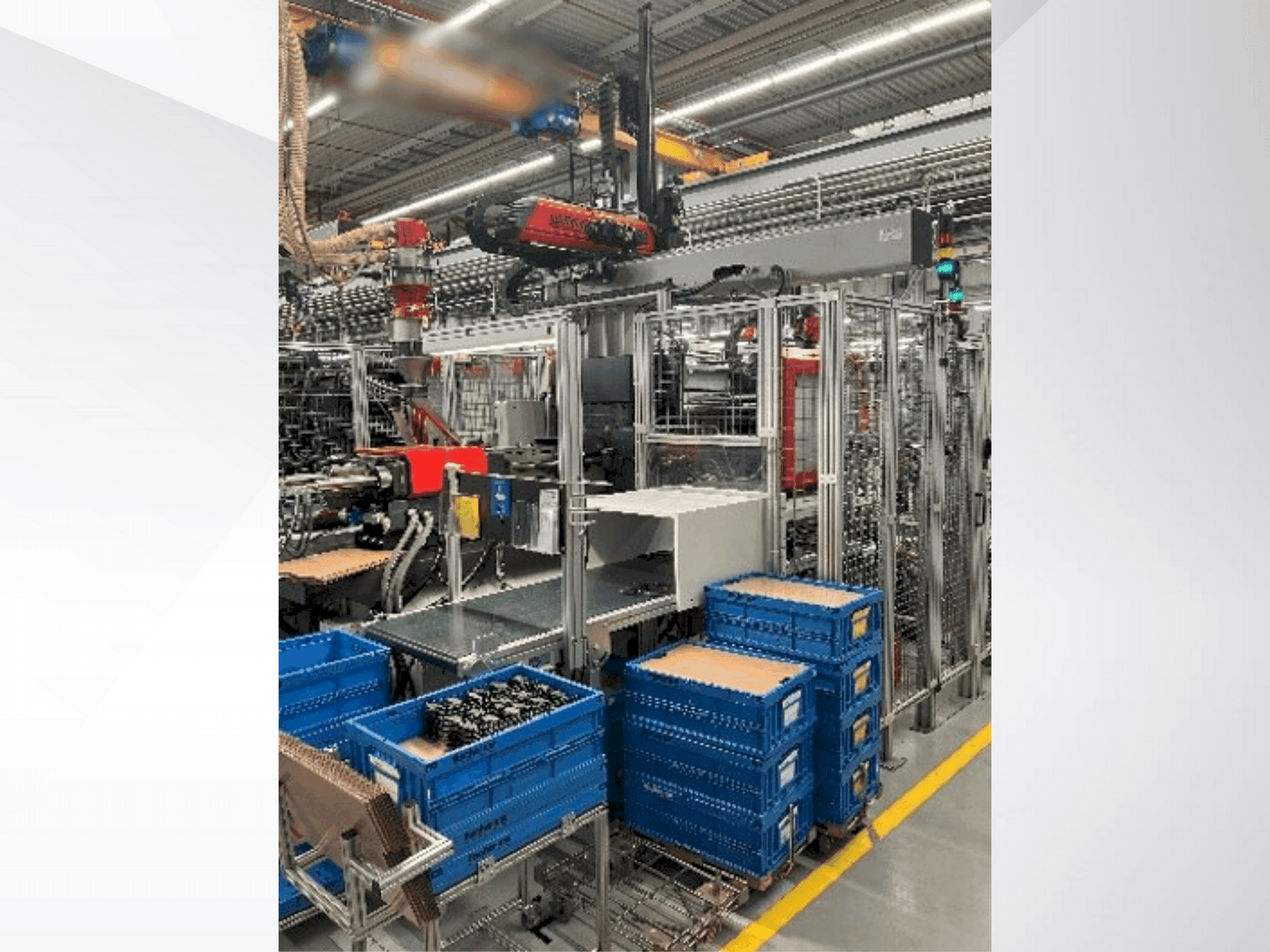 Vooraanzicht van Arburg Allrounder 470 S 1300-350 (2004) machine