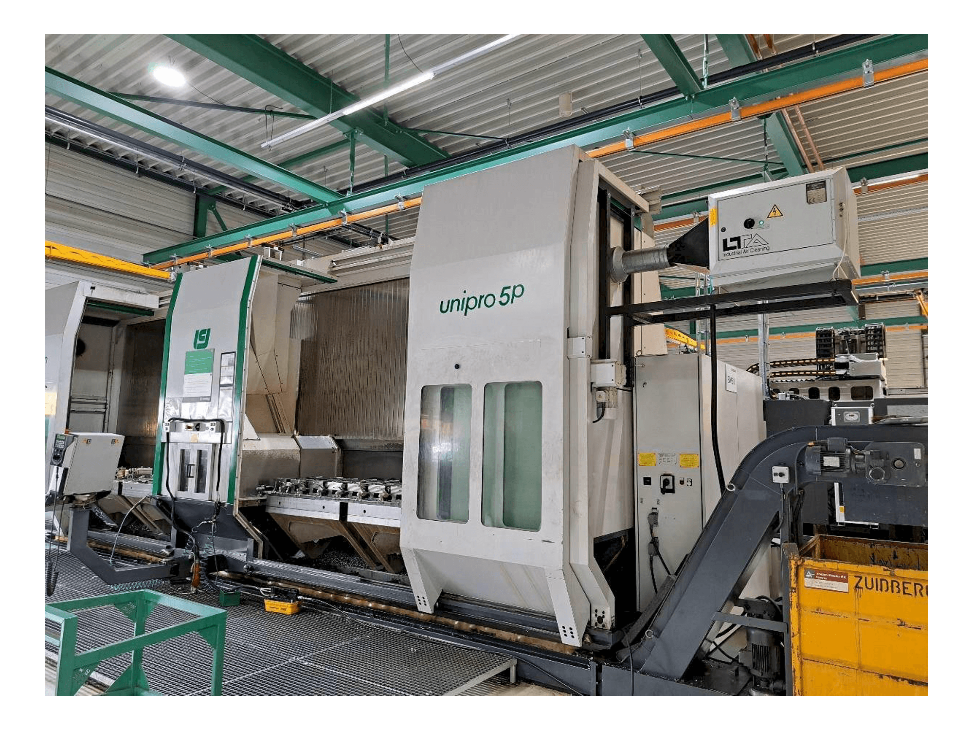 Vooraanzicht van Unisign Unipro 5P machine