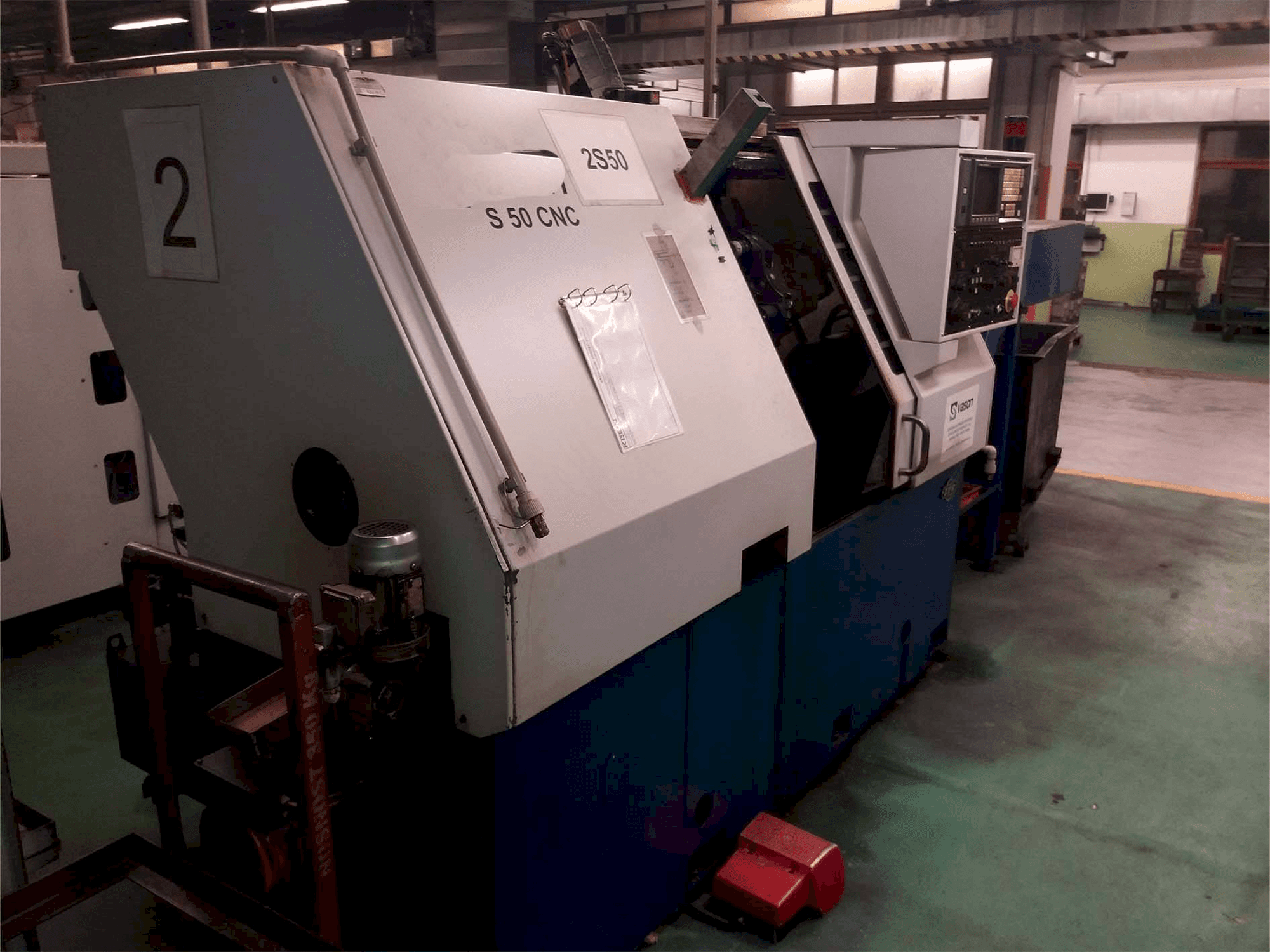 Vooraanzicht van ZPS S-50 CNC machine