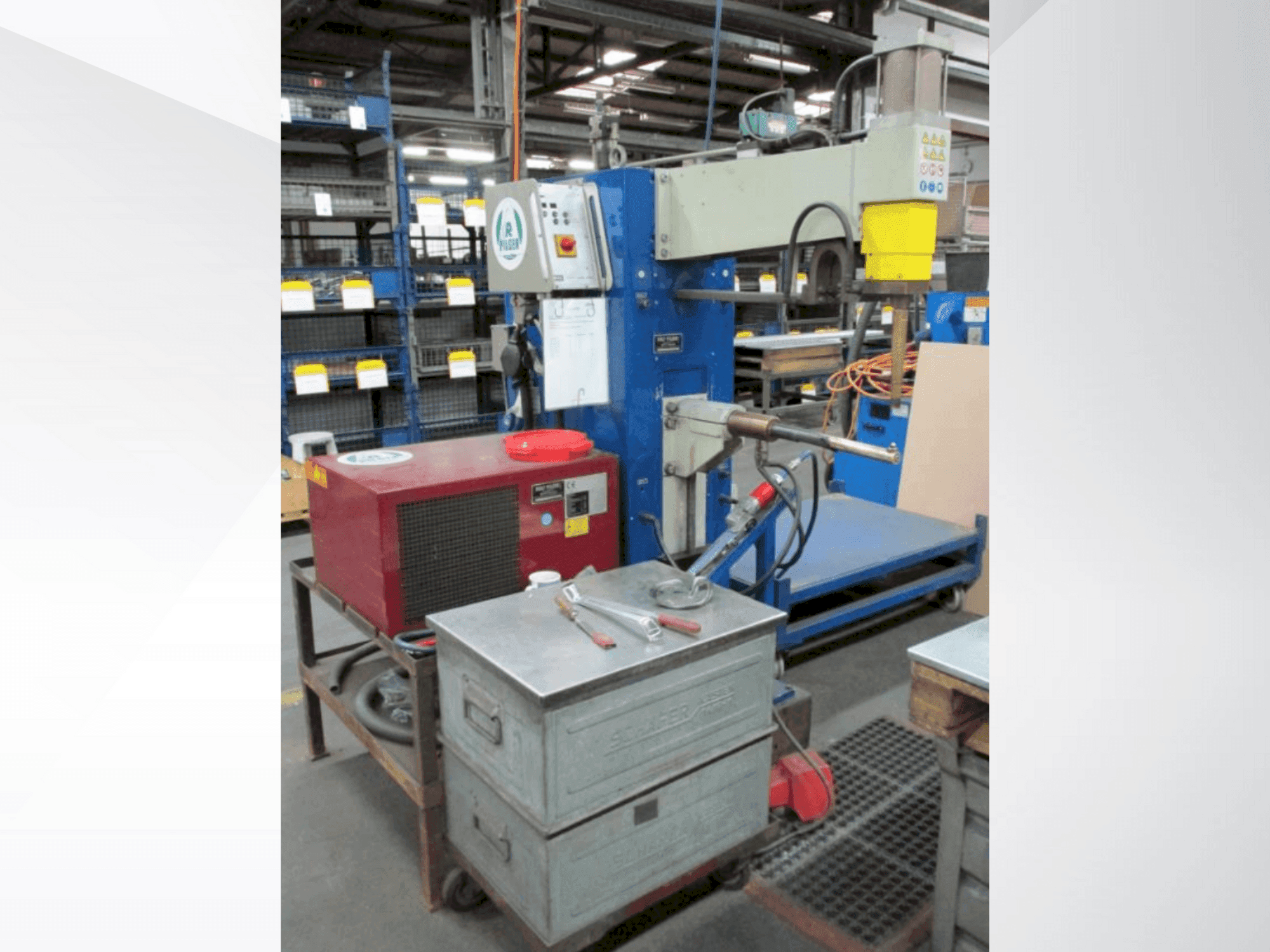 Vooraanzicht van NIMAK PSM03 machine