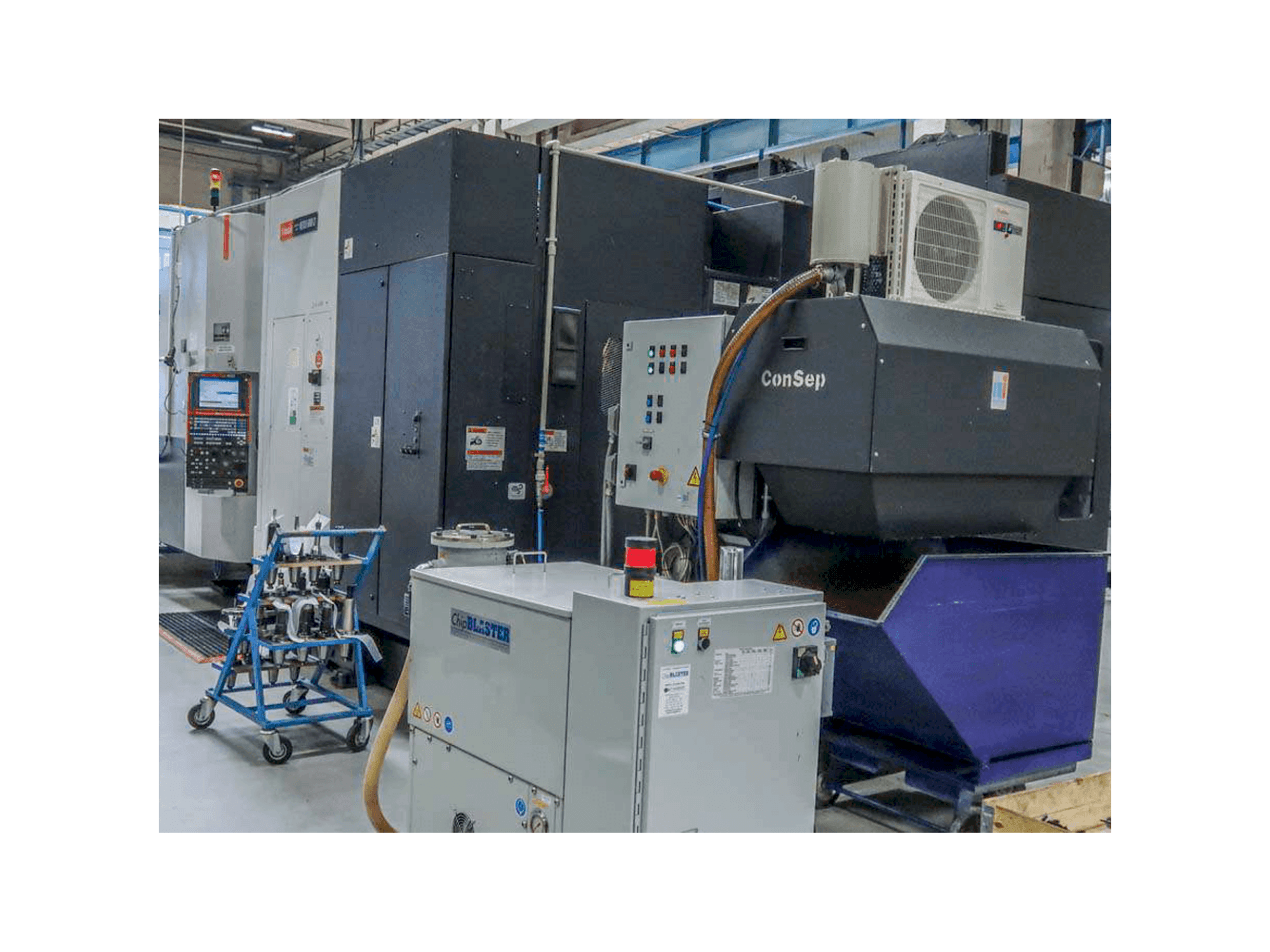 Vooraanzicht van Mazak NEXUS HCN 6000 II machine