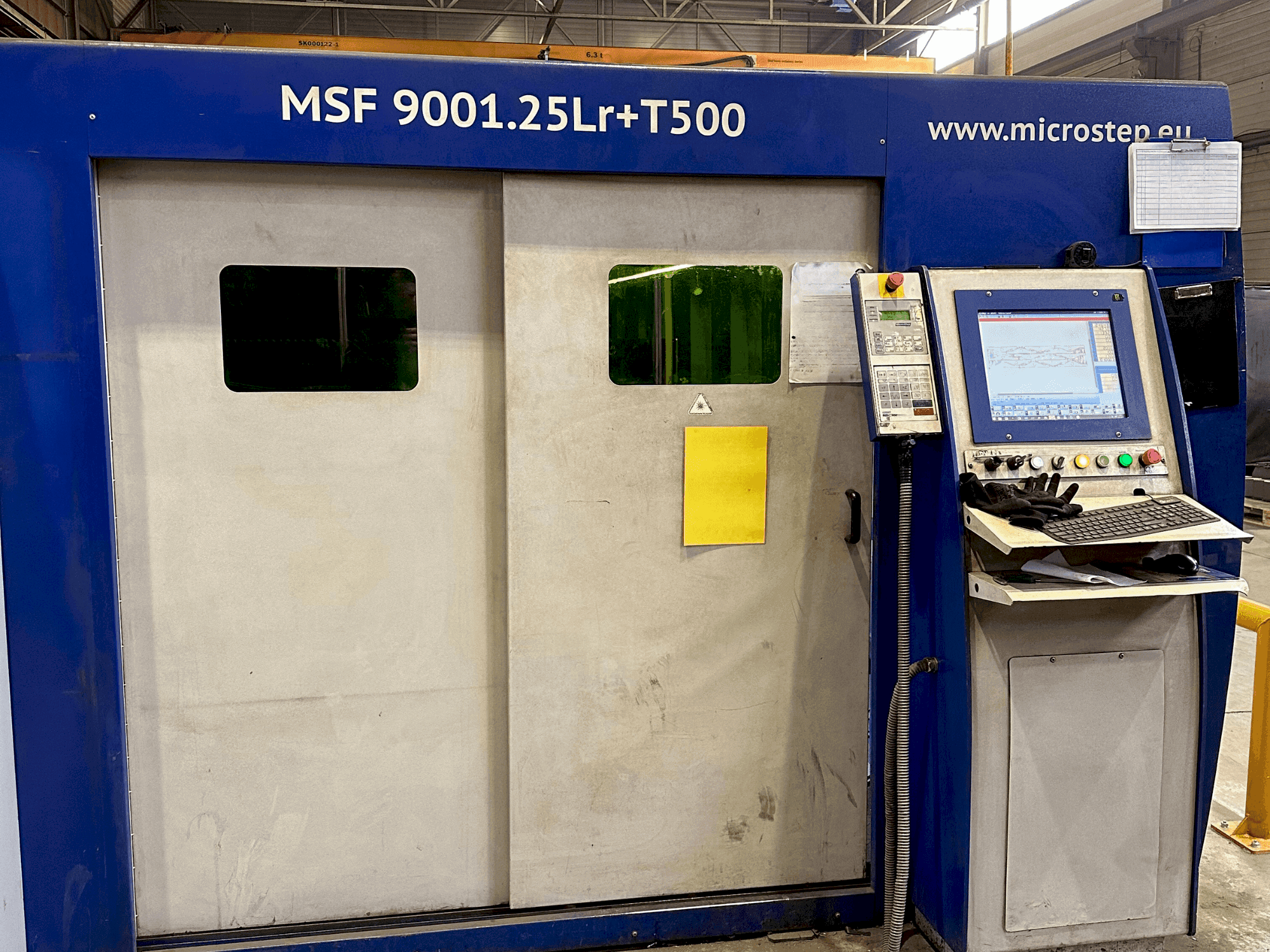 Vooraanzicht van MicroStep MSF 9001.25Lr+T500 (2015) machine