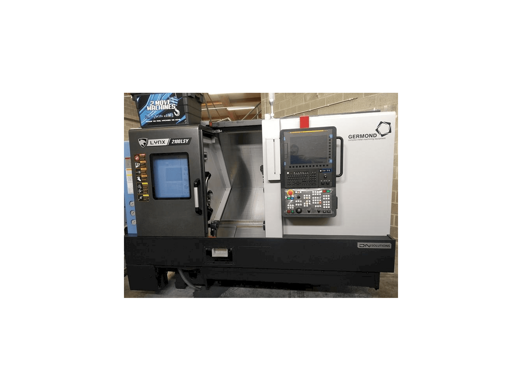 Vooraanzicht van DN SOLUTIONS LYNX 2100 LSYB machine