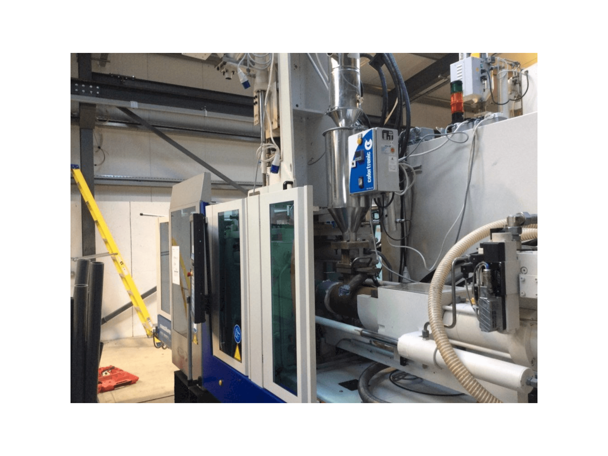 Vooraanzicht van Krauss Maffei 80-180-55 CX V machine