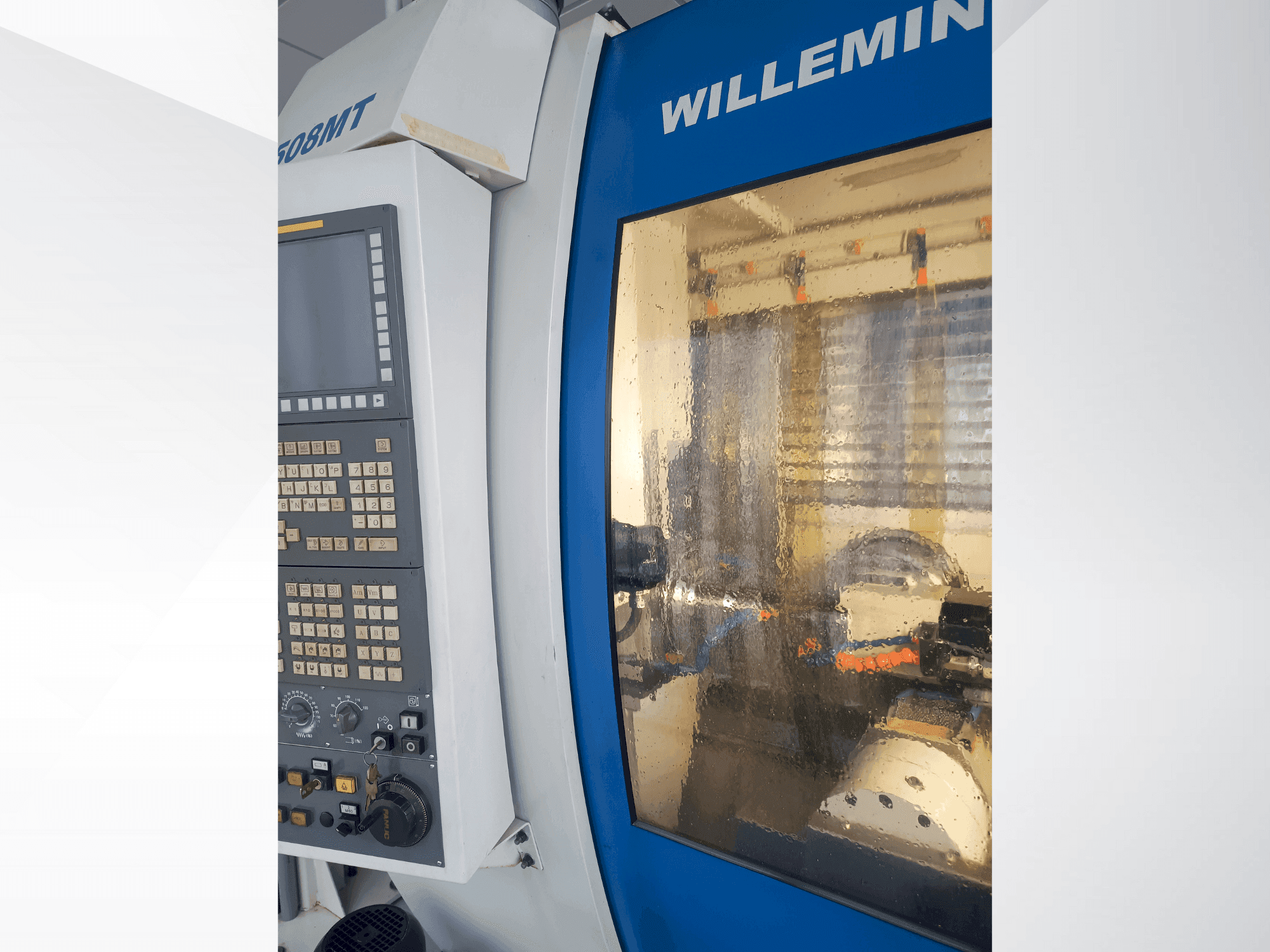 Vooraanzicht van WILLEMIN-MACODEL 508MT-195 machine