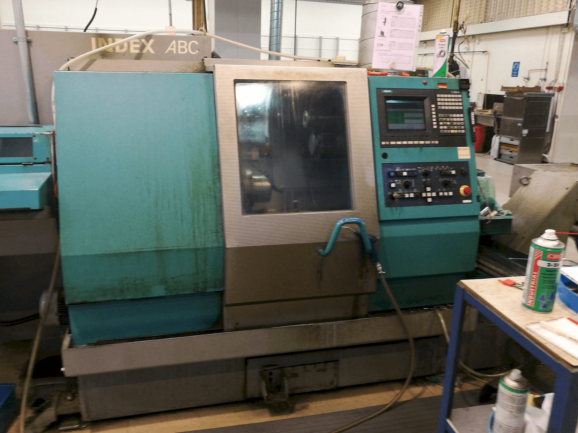 Vooraanzicht van Index ABC machine