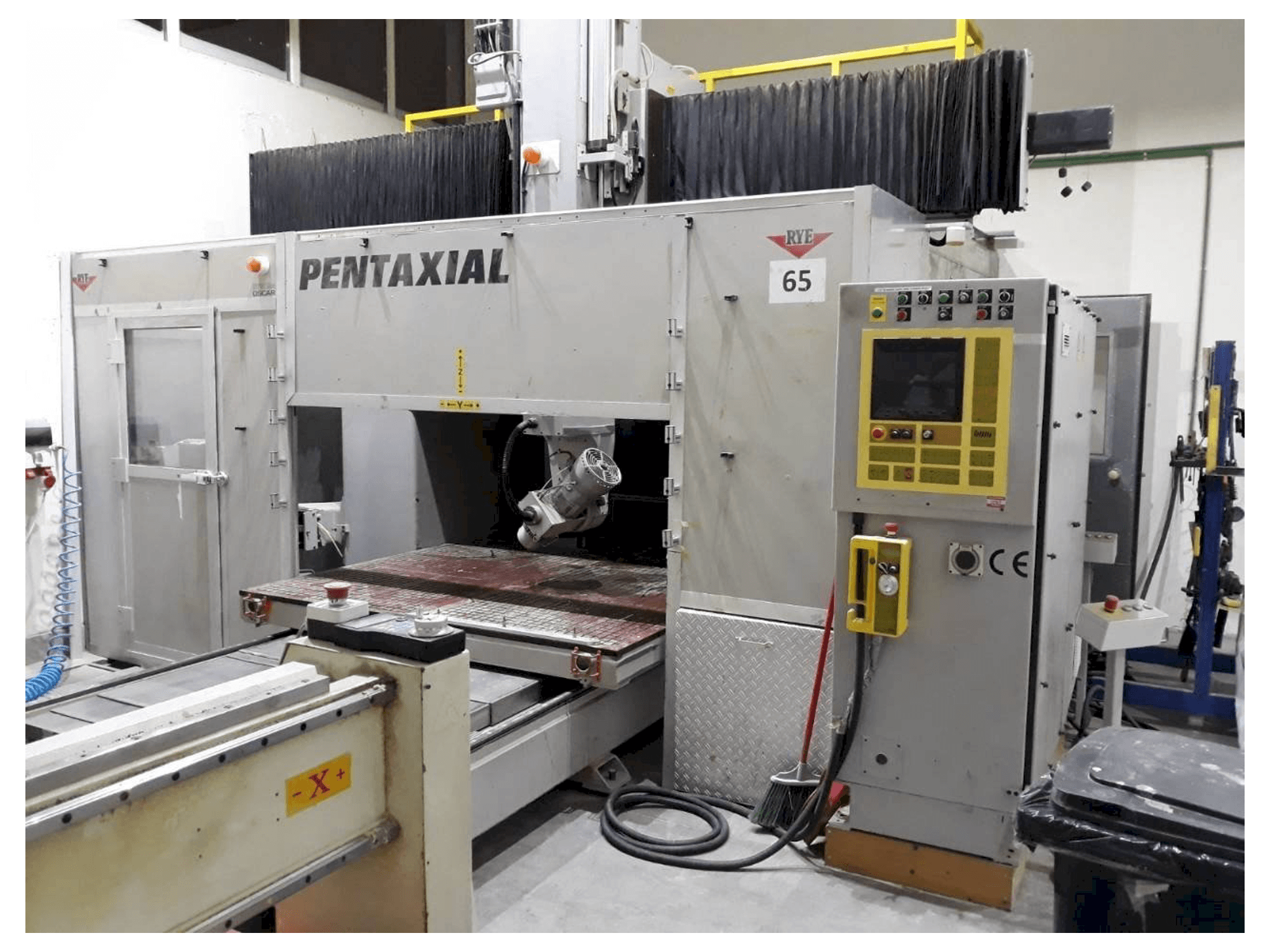 Vooraanzicht van Rye Pentaxial 1710TP machine