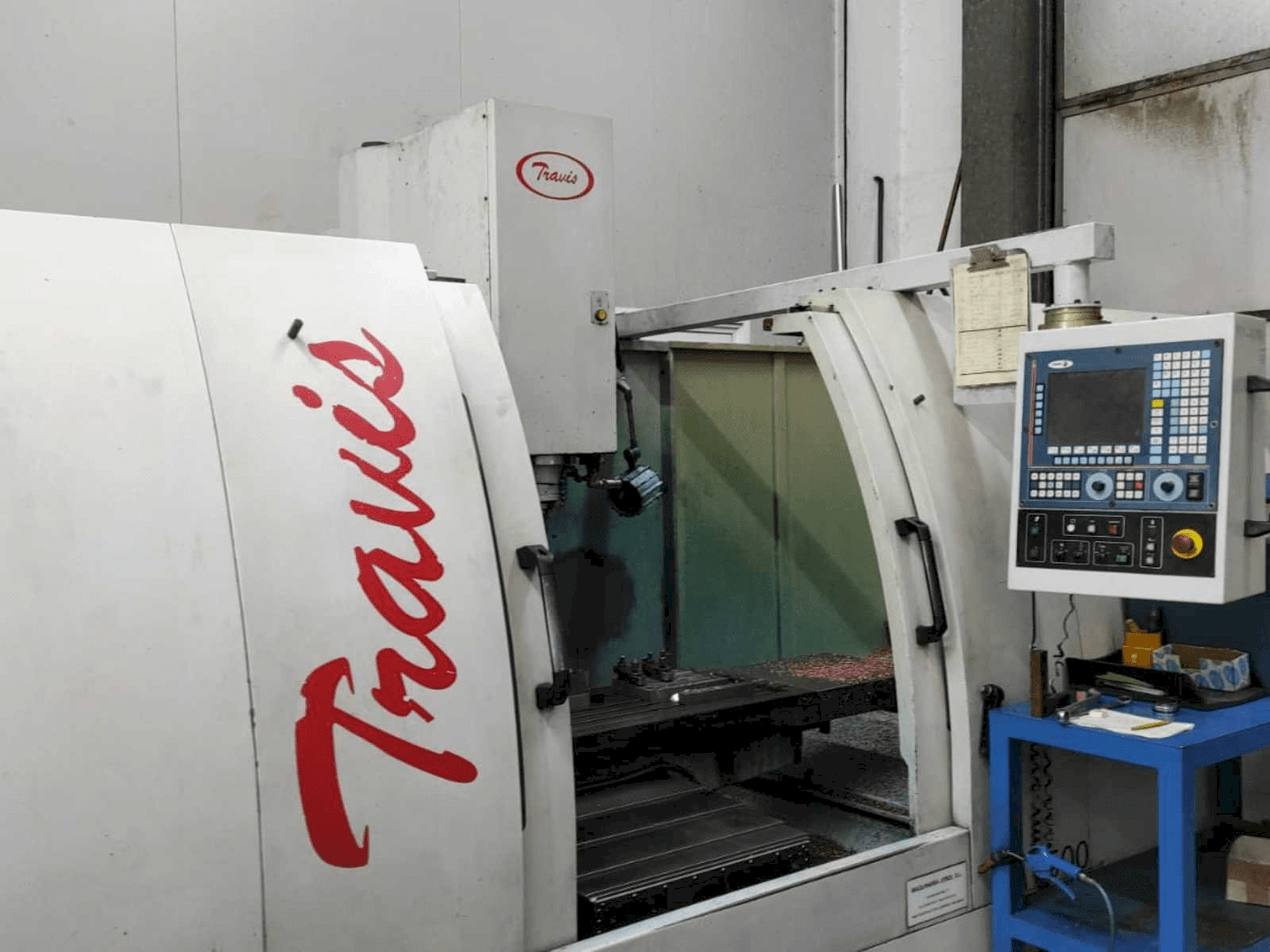 Vooraanzicht van Travis M7/M-1500 machine