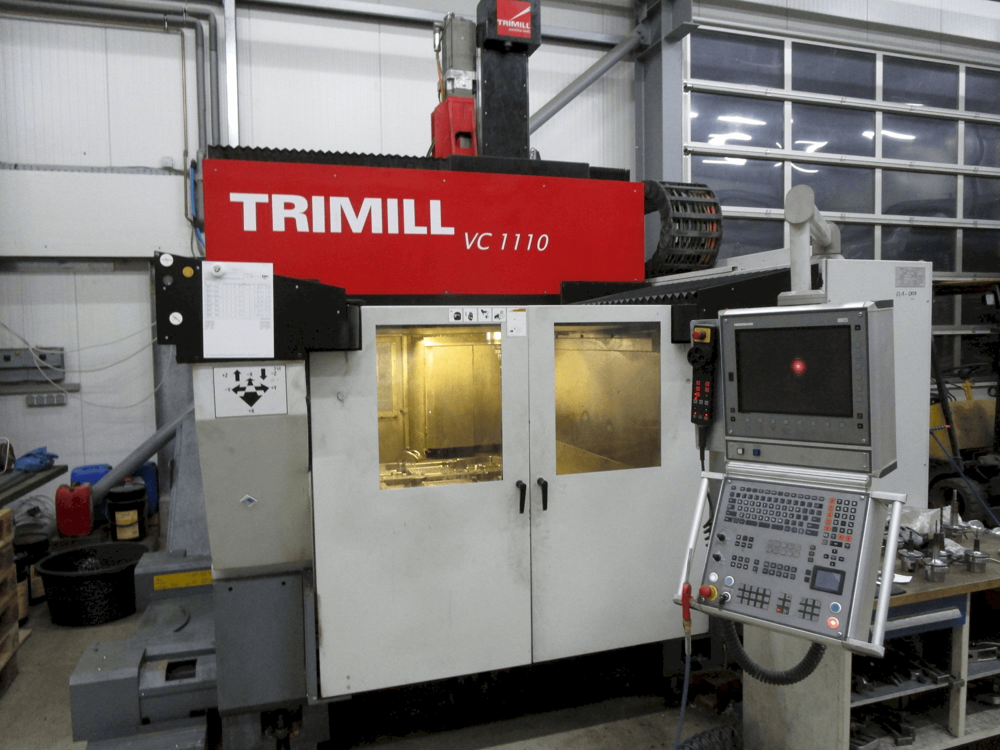 Vooraanzicht van TRIMILL VC1110 machine