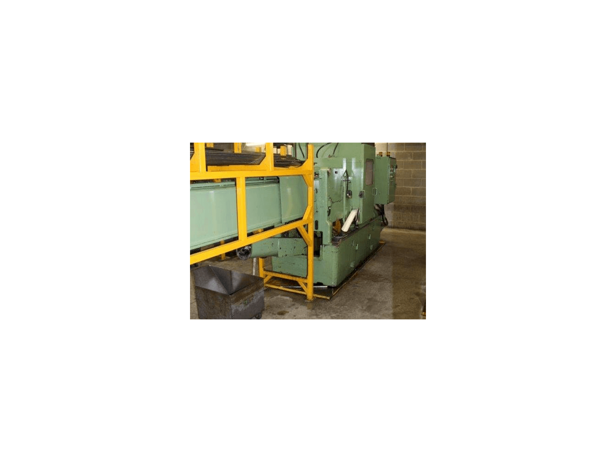 Vooraanzicht van Wickman 1"-6 machine