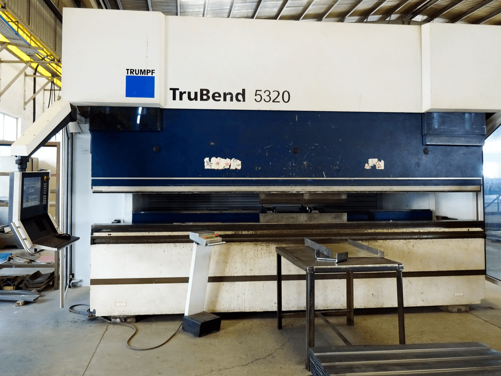 Werkruimte van Trumpf TruBend 5320 machine