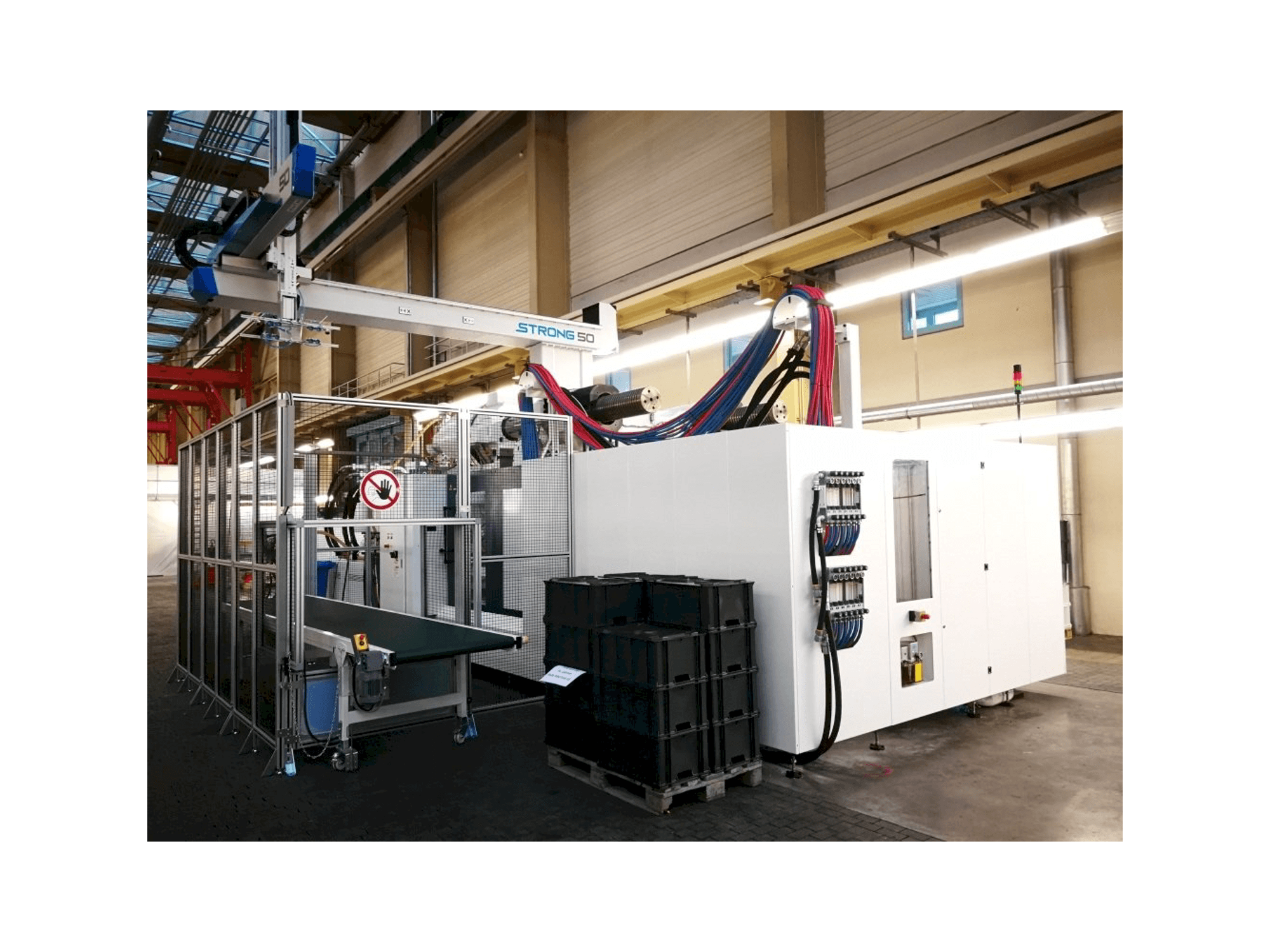 Vooraanzicht van HAITIAN Jupiter II Plus machine