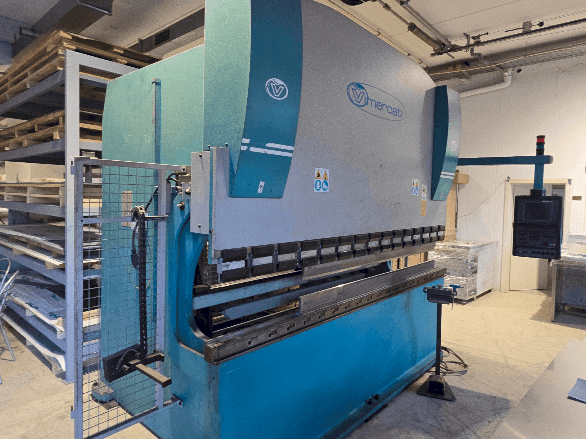 Vooraanzicht van Vimercati PHSI 100x3050 machine