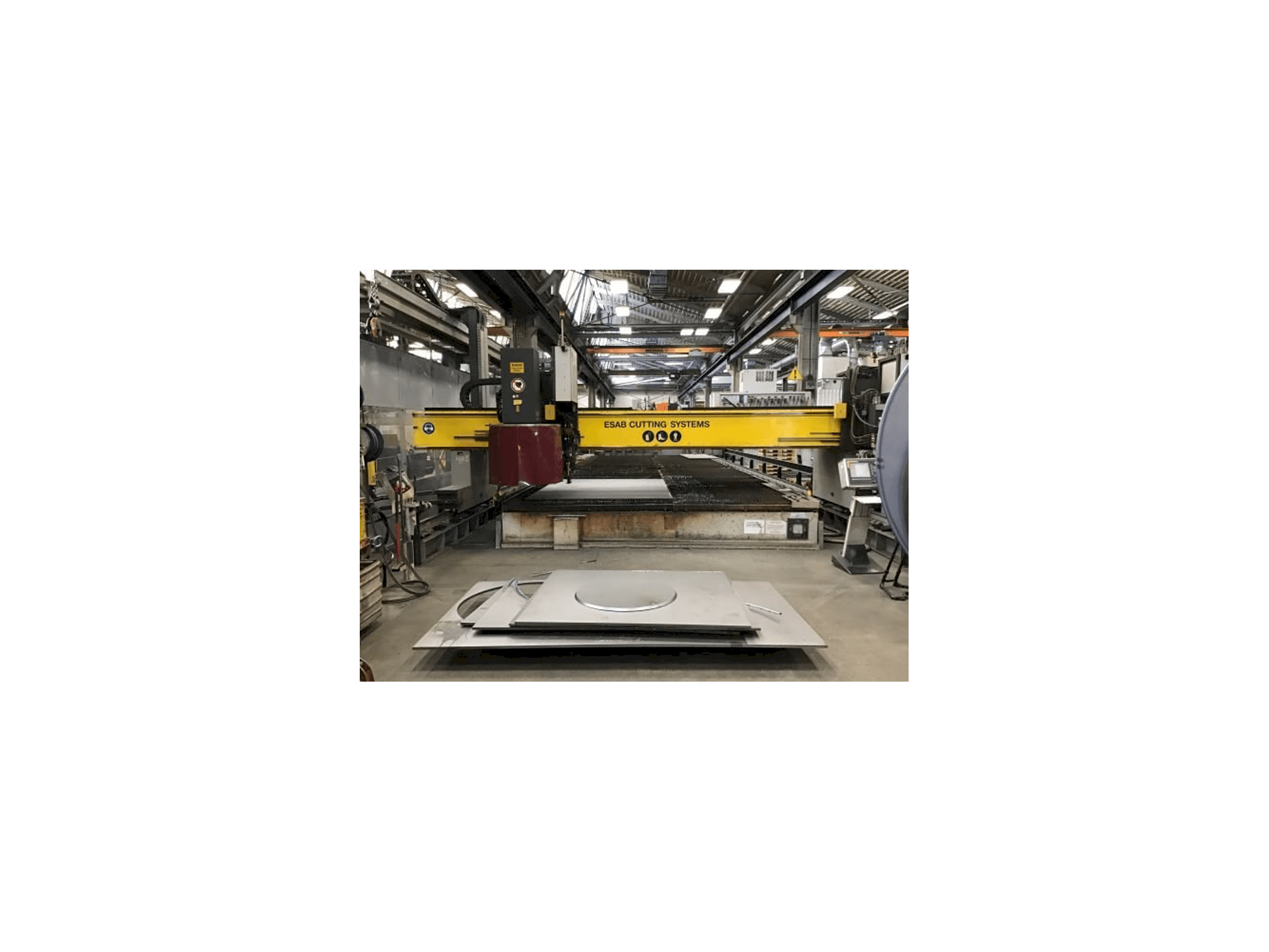 Vooraanzicht van ESAB NXB 6500 machine