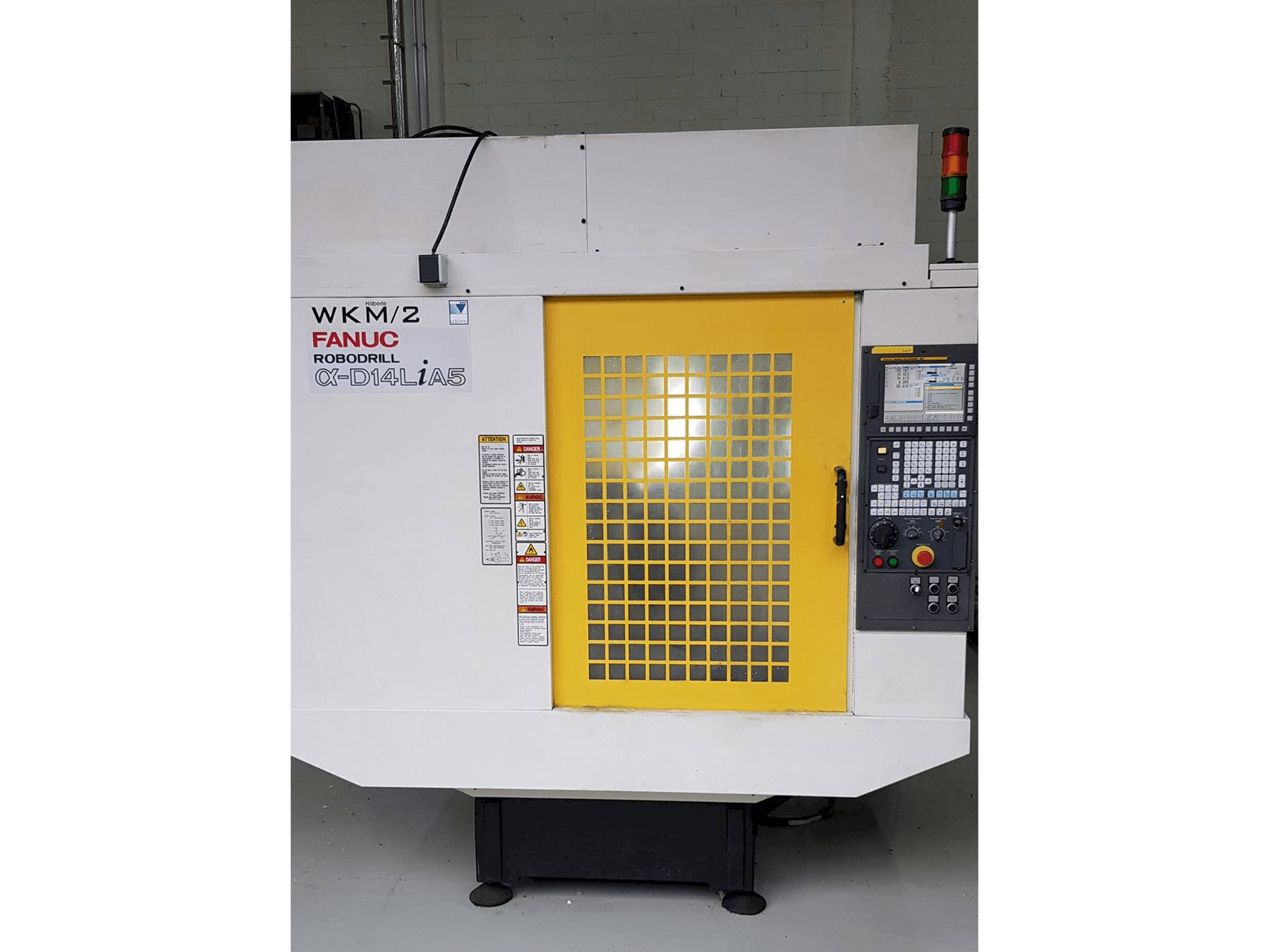 Vooraanzicht van FANUC Robodrill a-D14LiA5 machine